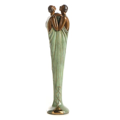 Erté Patinated Bronze Sculpture "Flora I" Erté Patinated Bronze Sculpture "Flora I"