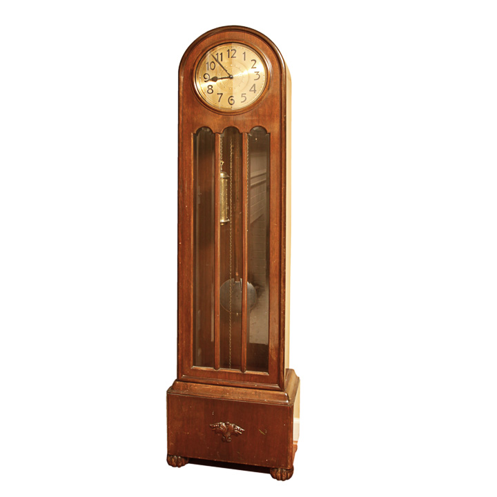 Vintage Art Deco German Grandfather Clock by Kieninger EBTH