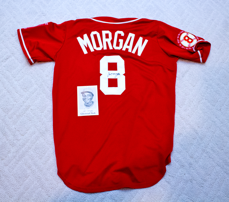 joe morgan signed jersey