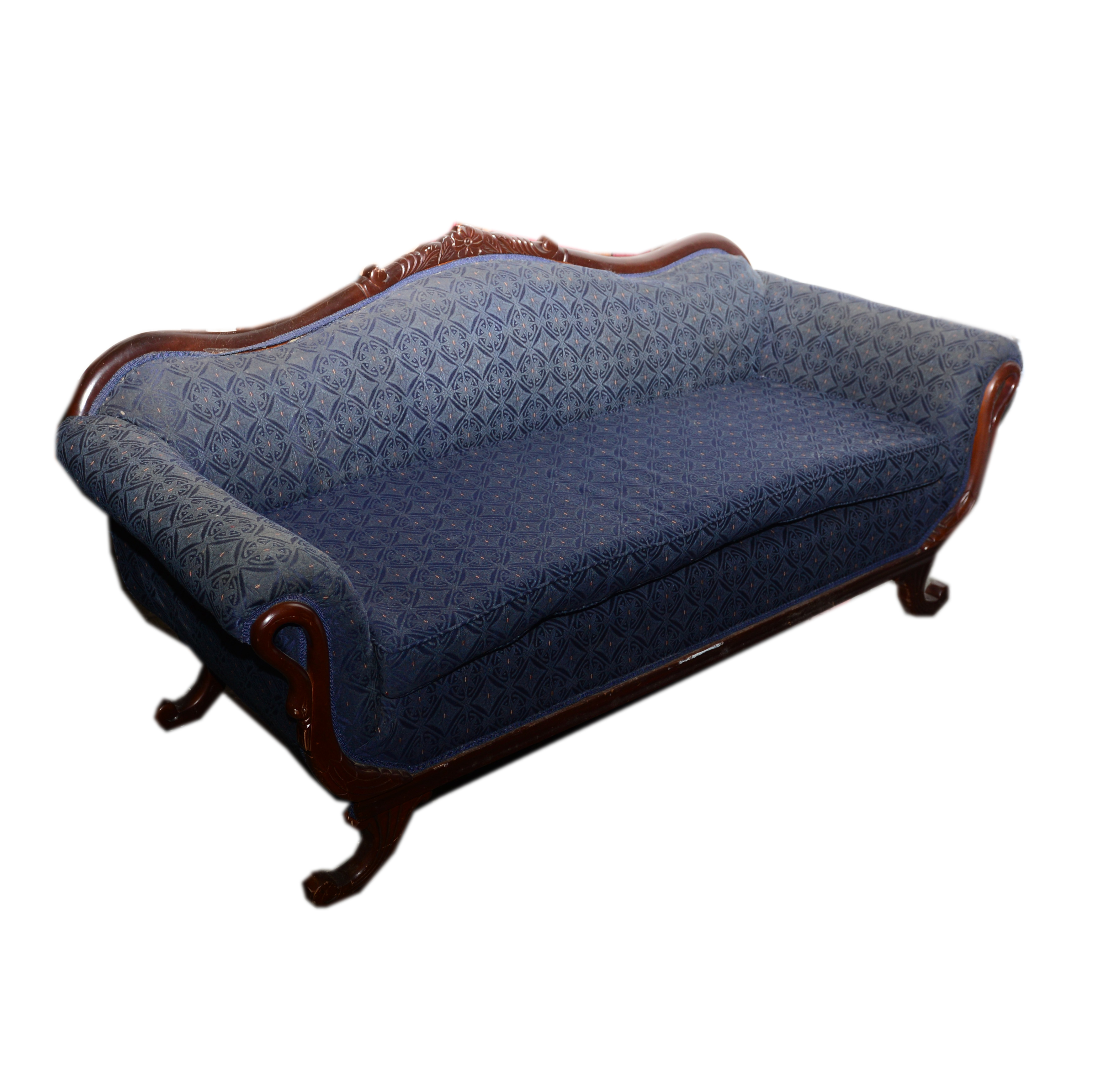 Antique Duncan Phyfe Style Gooseneck Sofa EBTH