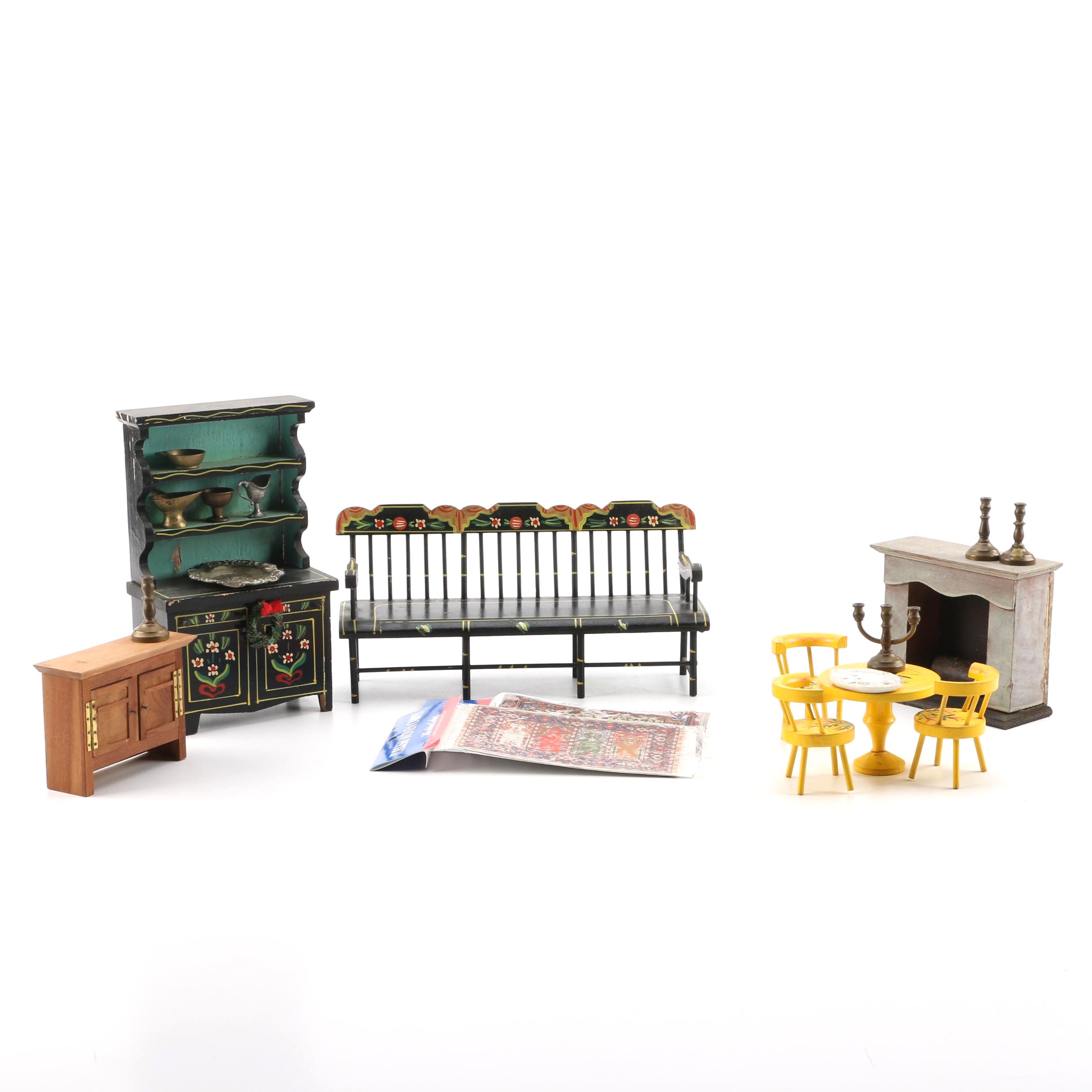 vintage dollhouse furniture for sale