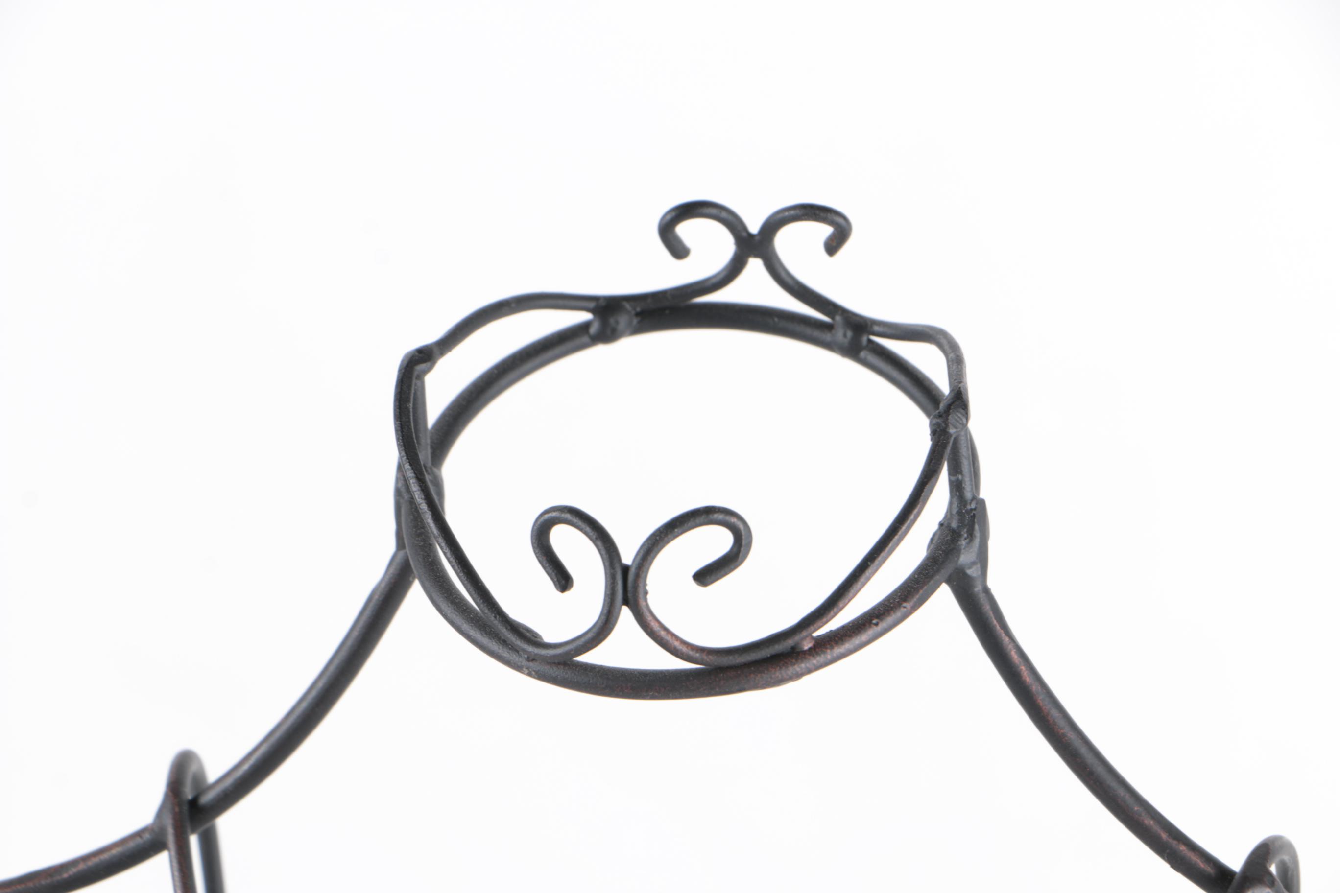 Black Metal Decorative Dress Form Mannequin EBTH