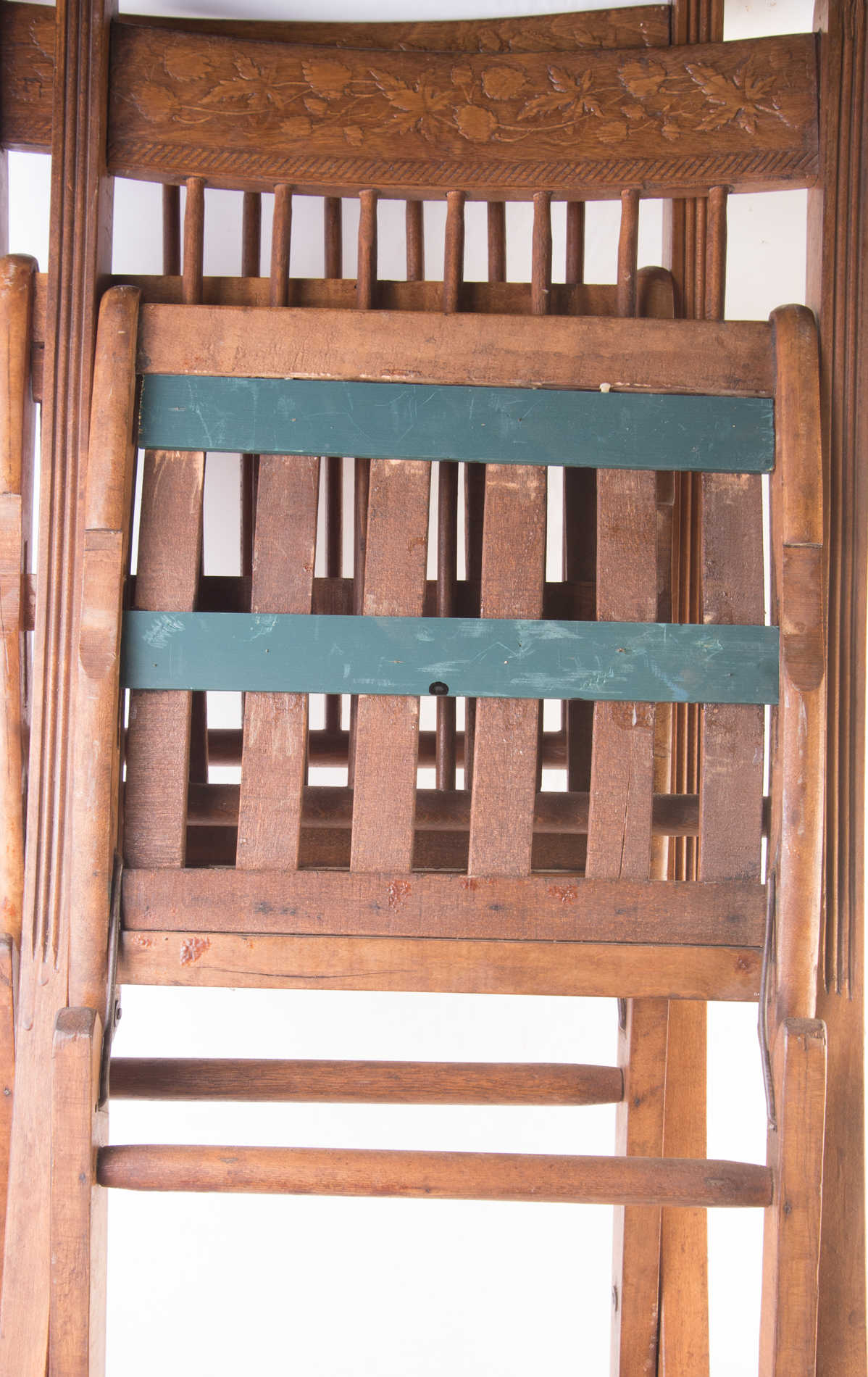 Vintage Oak Folding Chairs EBTH