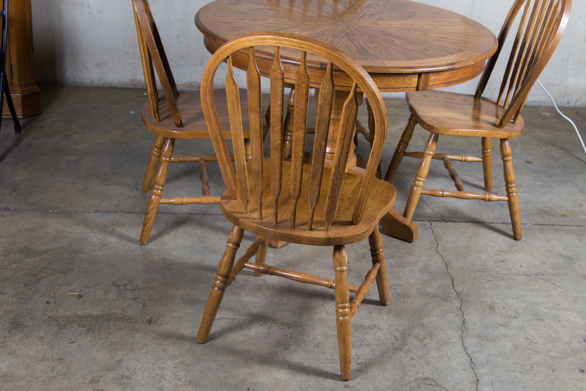 Oak Kitchen Table and Chairs EBTH