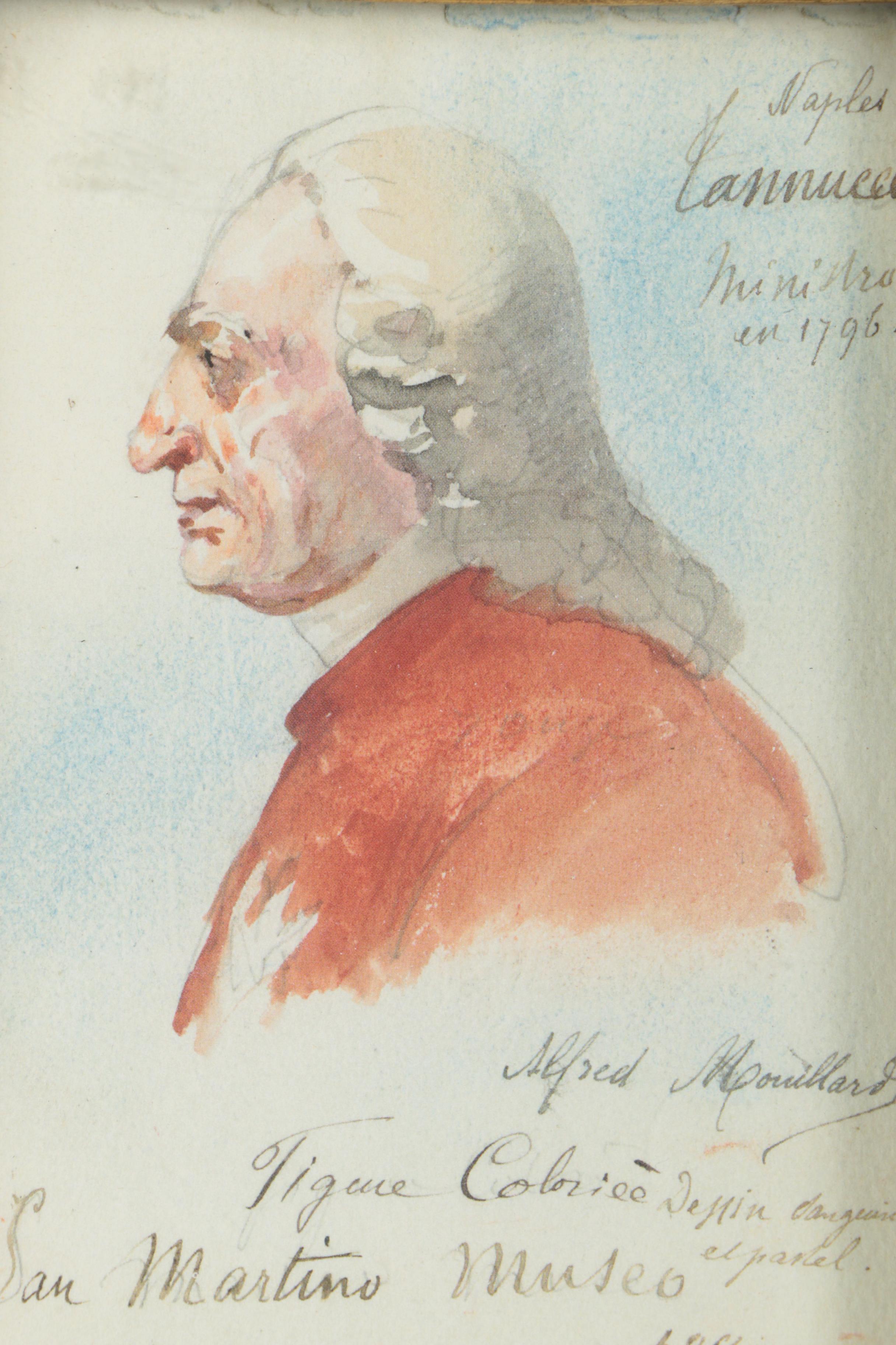 Offset Lithograph After Alfred Mouillard's Watercolor Portrait EBTH