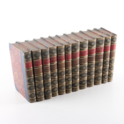 Antique Twelve-Volume Set of Novels by Lord Lytton