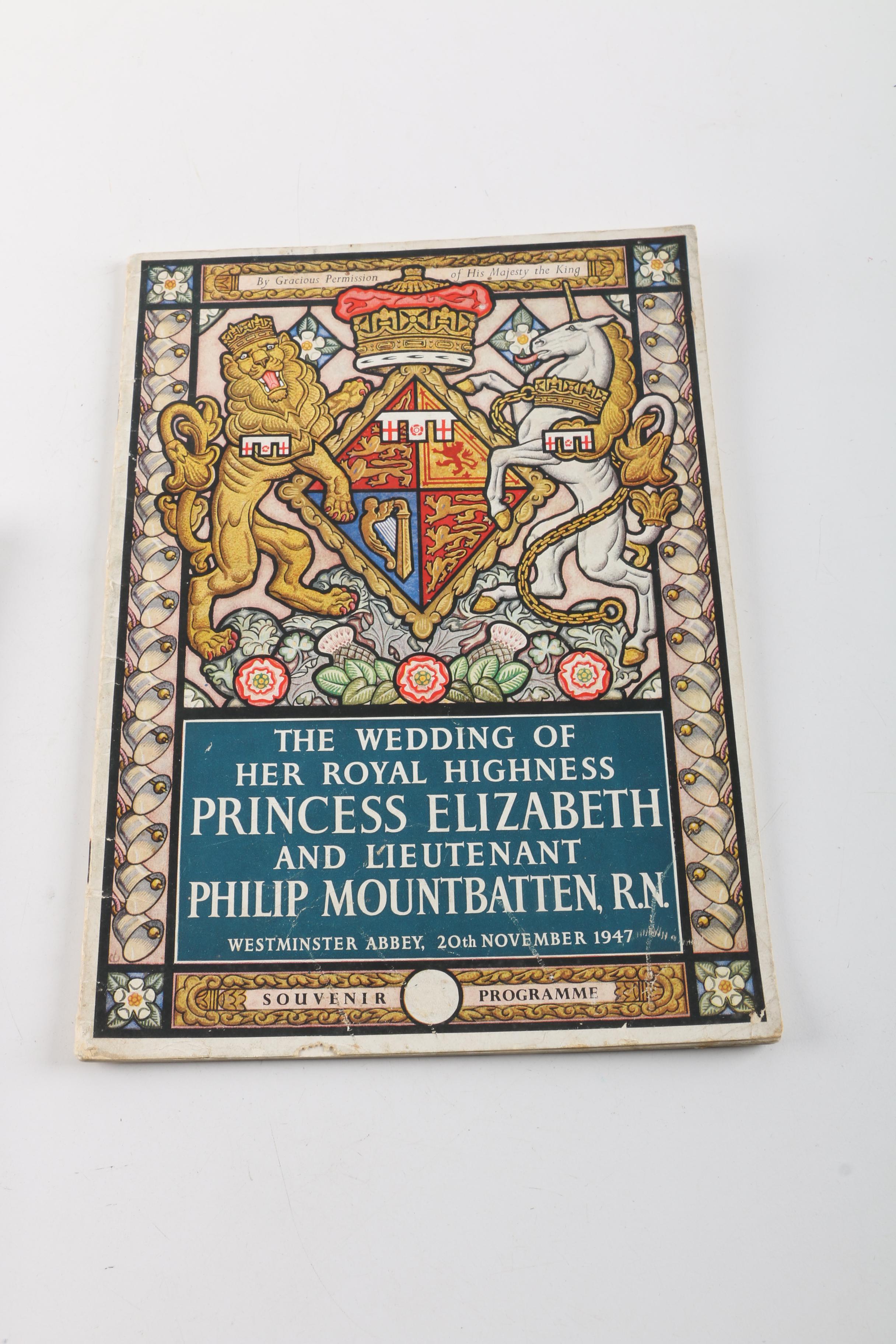The Coronation of VI and The Wedding of Elizabeth II Souvenir