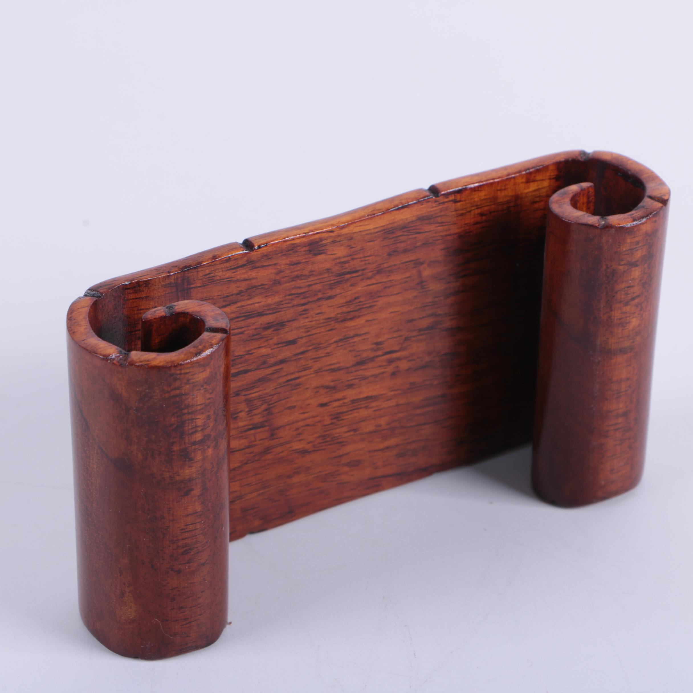 Chinese Carved Wood Stands EBTH