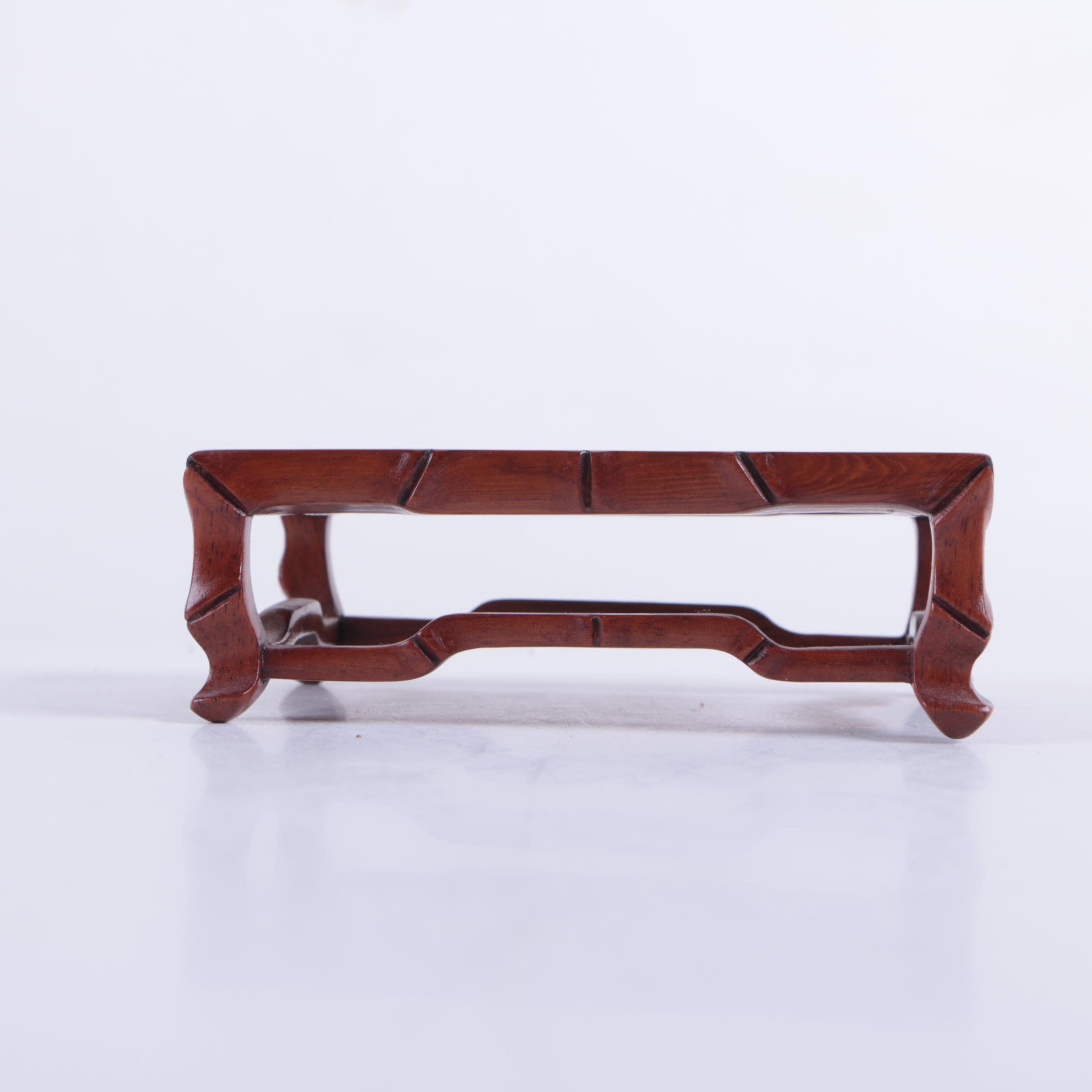 Chinese Carved Wood Stands EBTH
