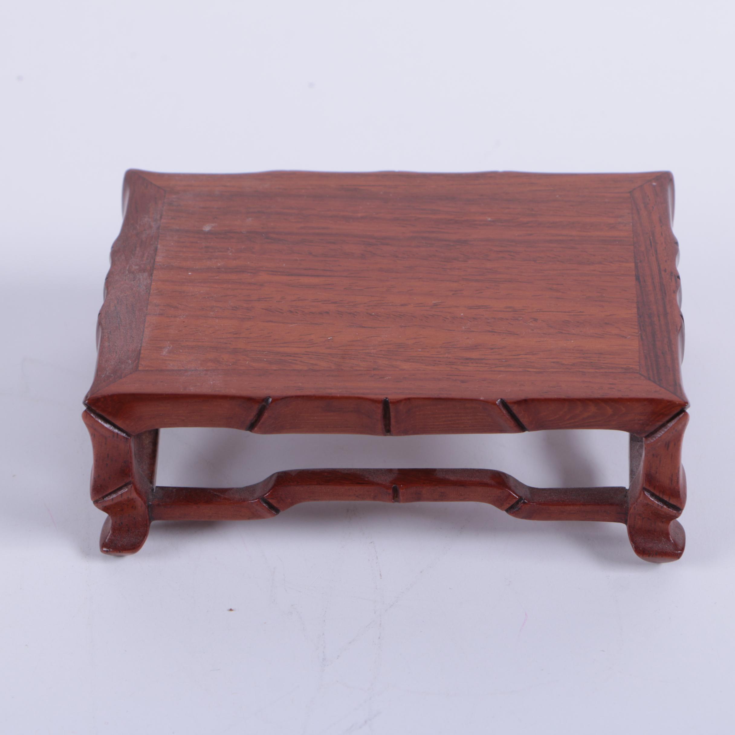 Chinese Carved Wood Stands EBTH