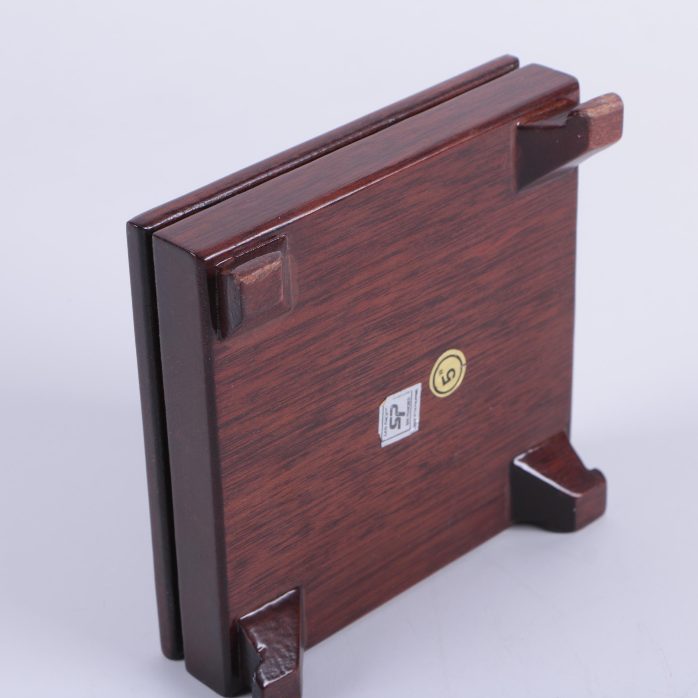 Chinese Carved Wood Stands EBTH