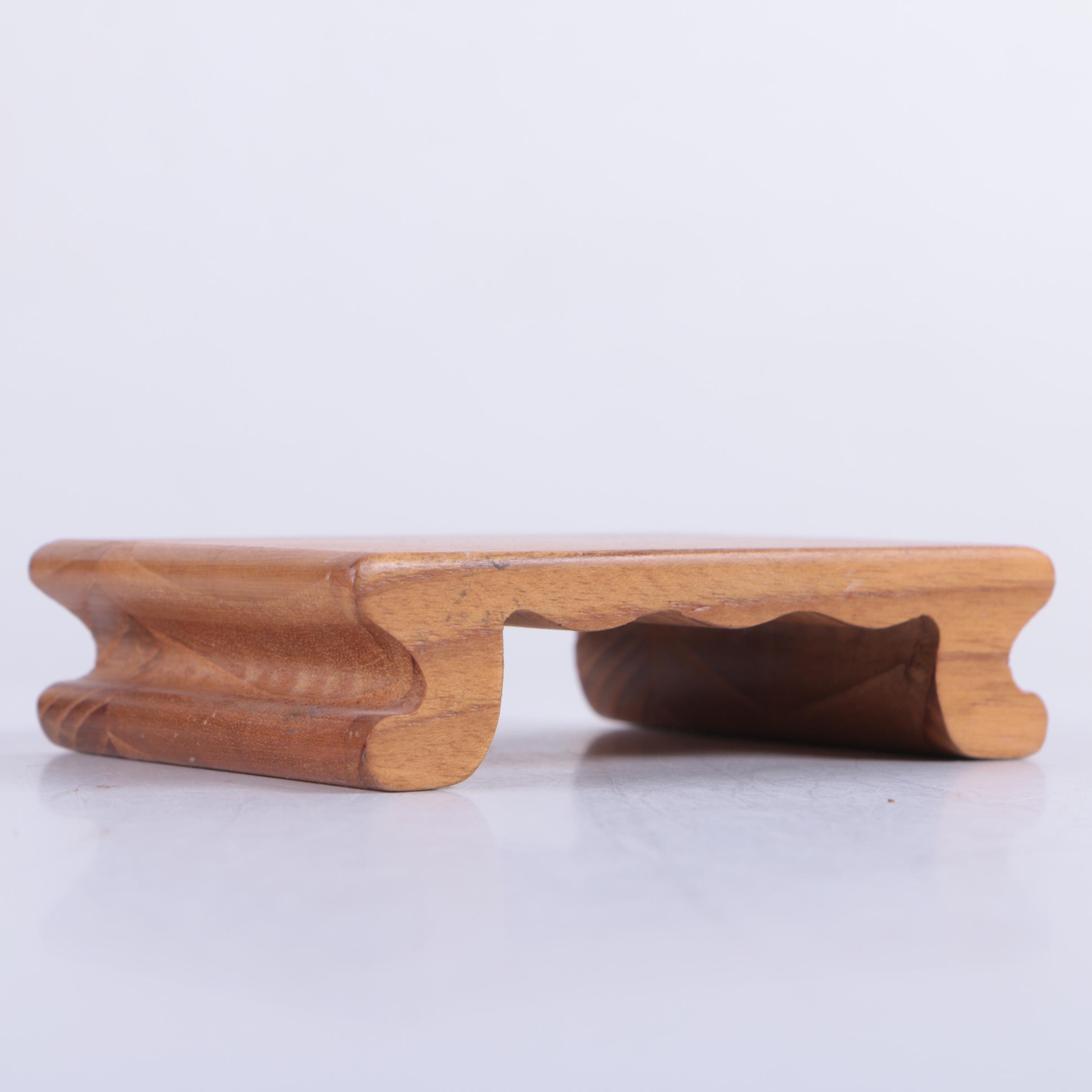 Chinese Carved Wood Stands EBTH