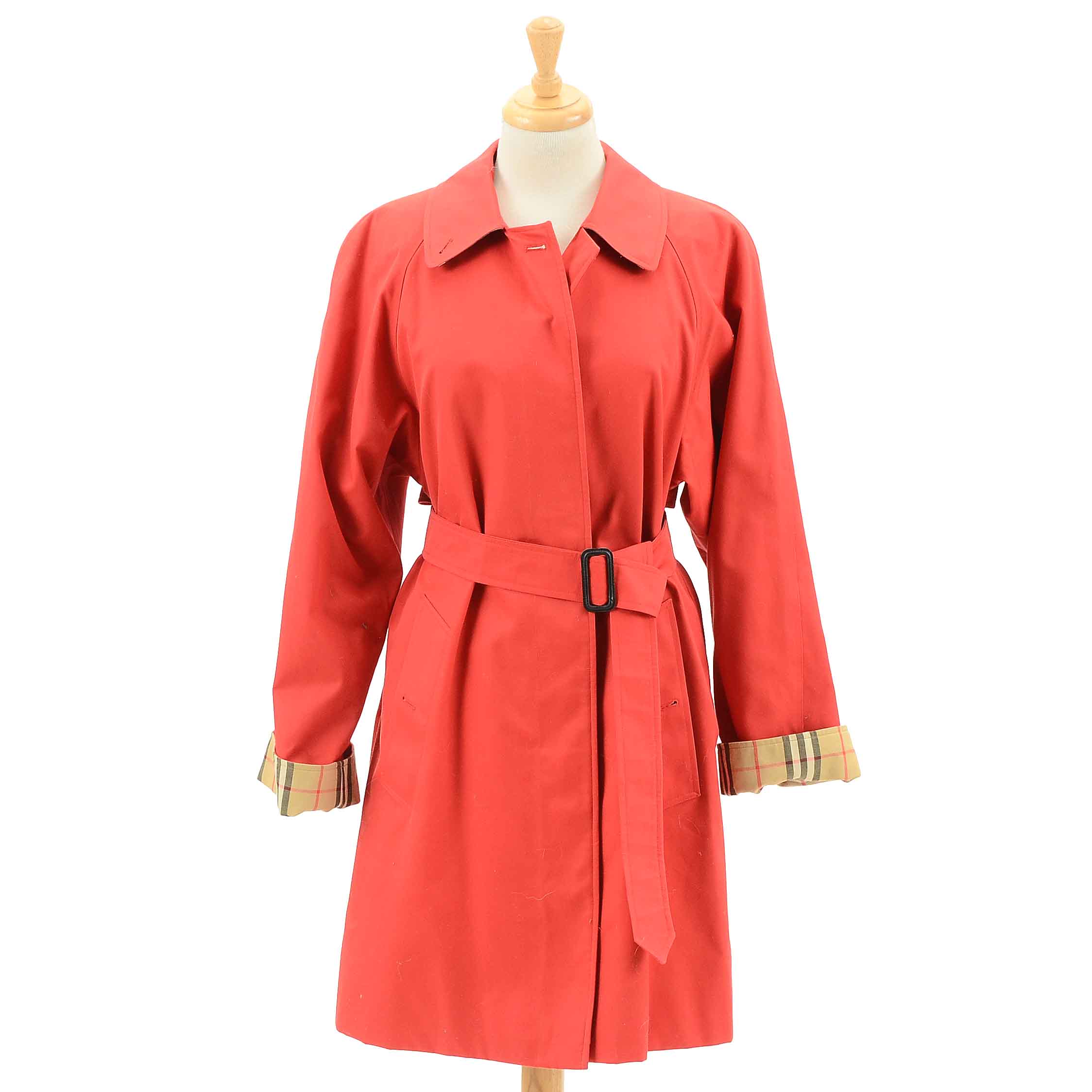 burberry trench coat womens red