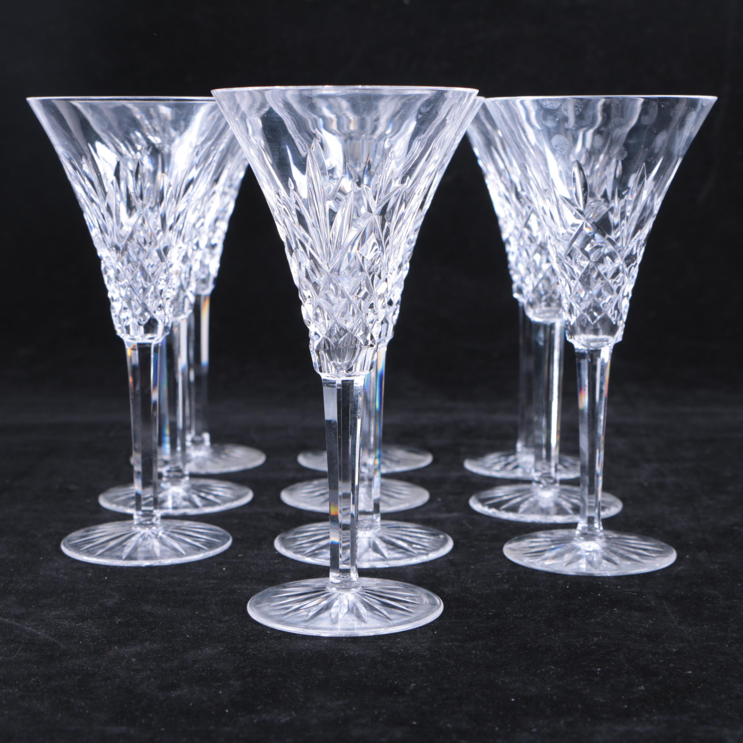 Waterford Crystal "Ashbourne" Claret Wine Glasses EBTH