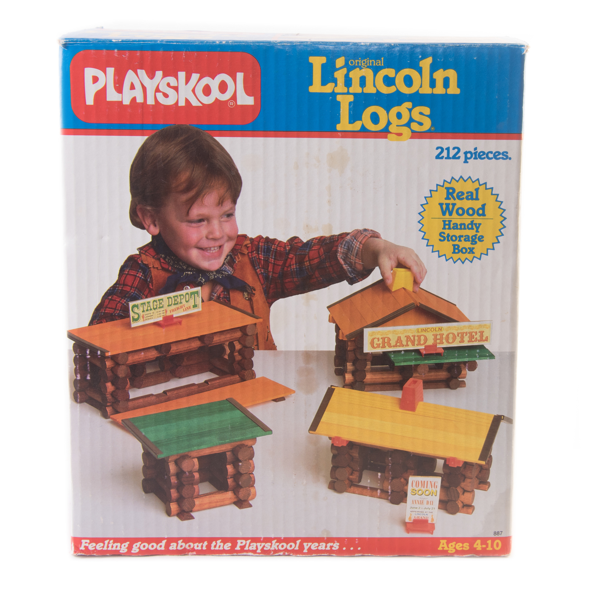 vintage playskool lincoln logs