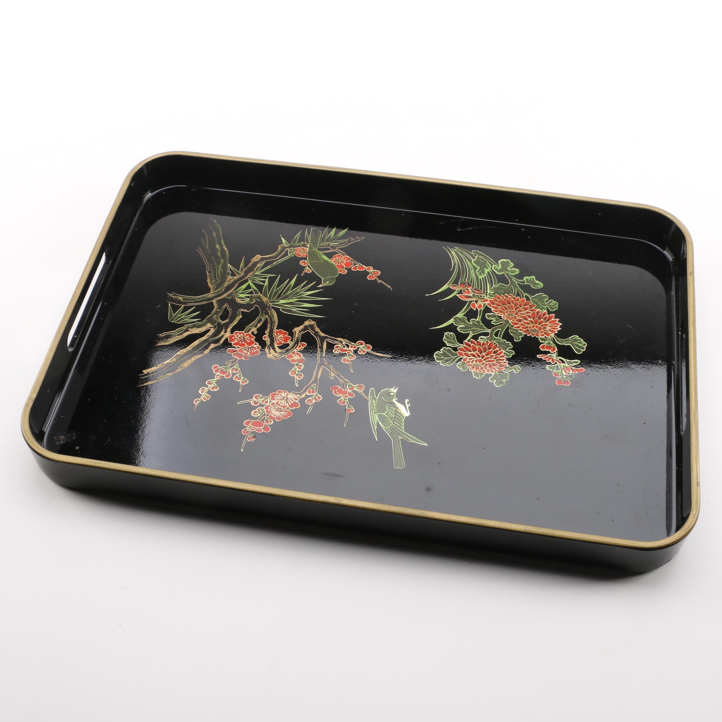 Smithsonian Institution Lacquerware Tray Ebth