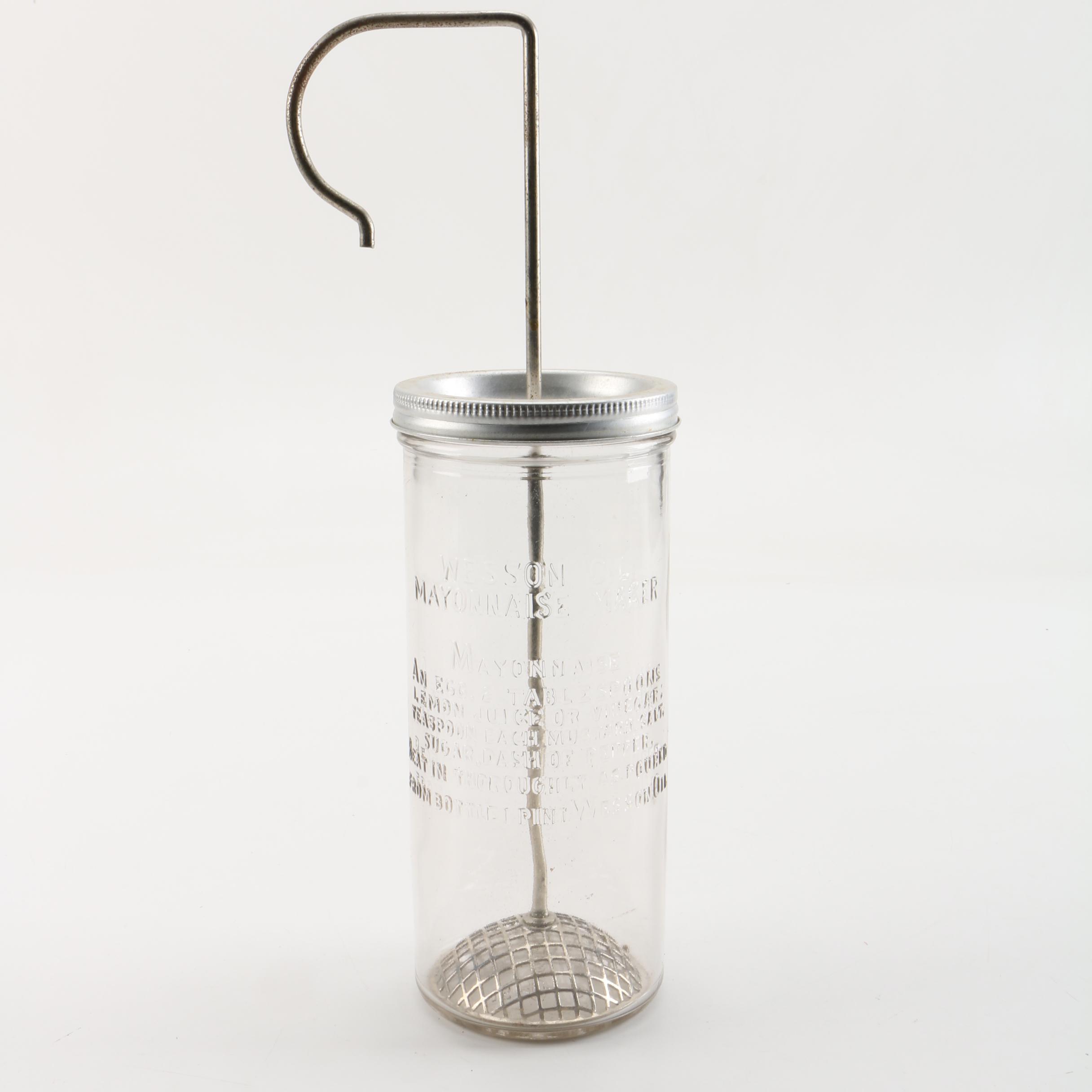 Wesson Oil Quick Mayonnaise Maker, Circa 1930s EBTH