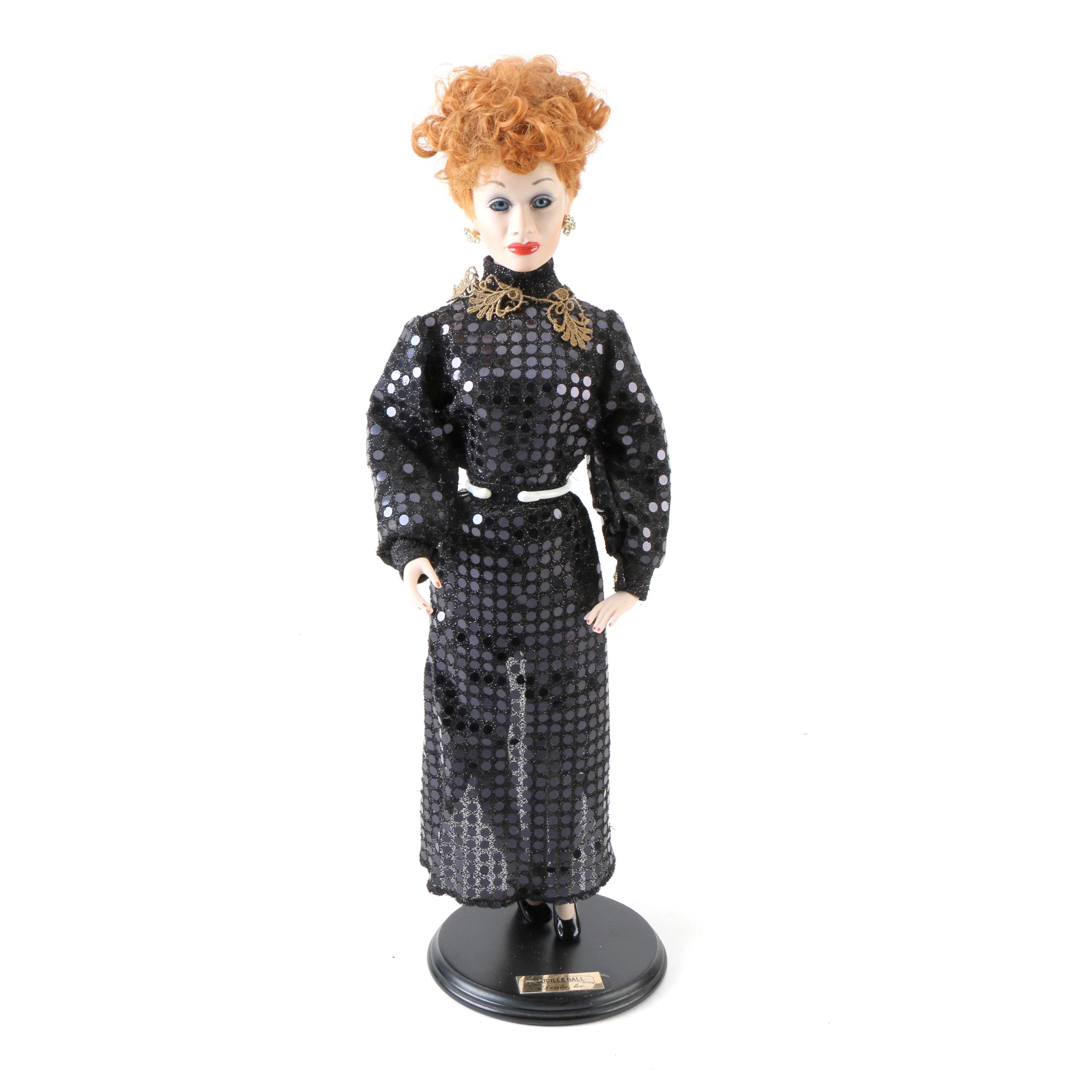 lucille ball porcelain doll