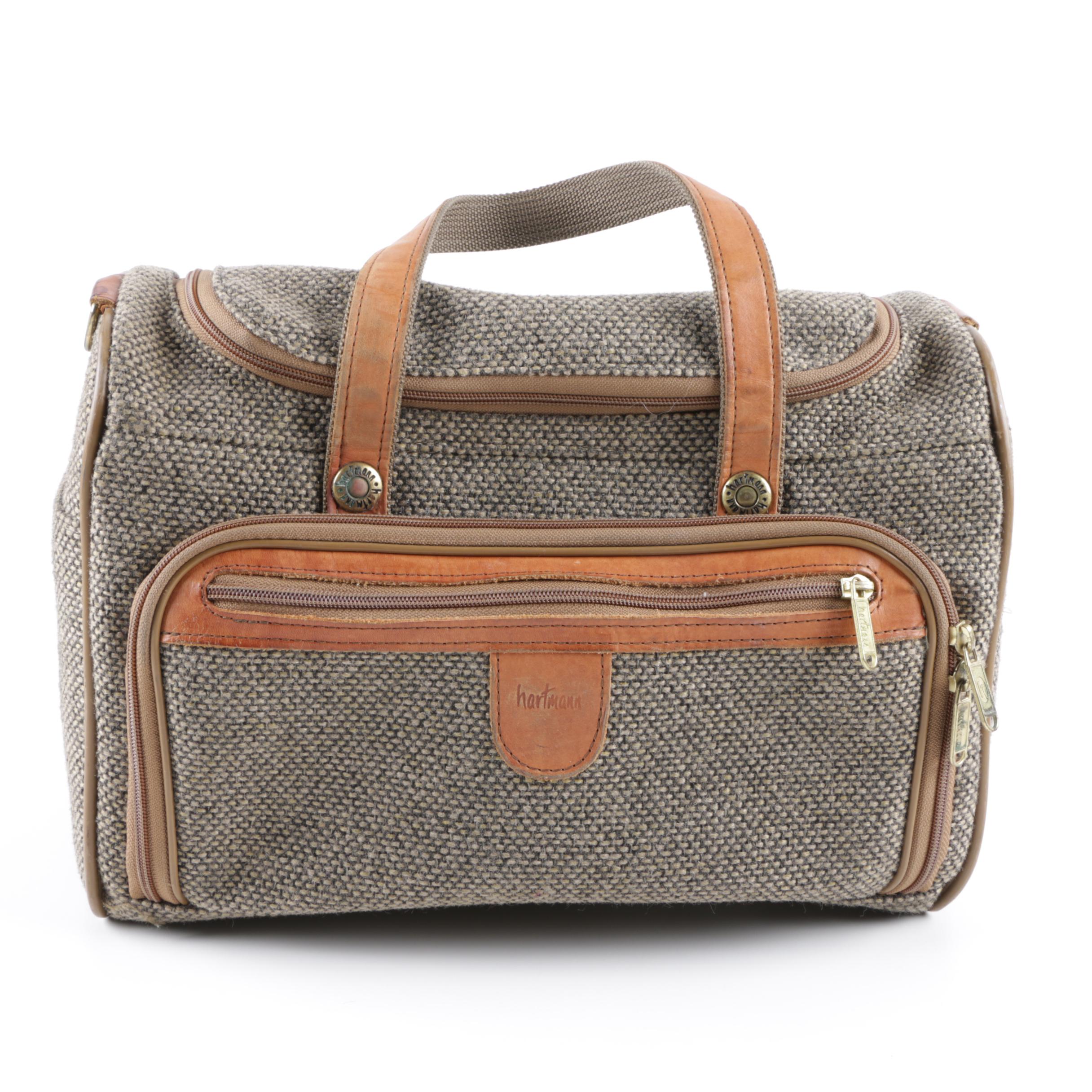 hartmann leather duffel bag