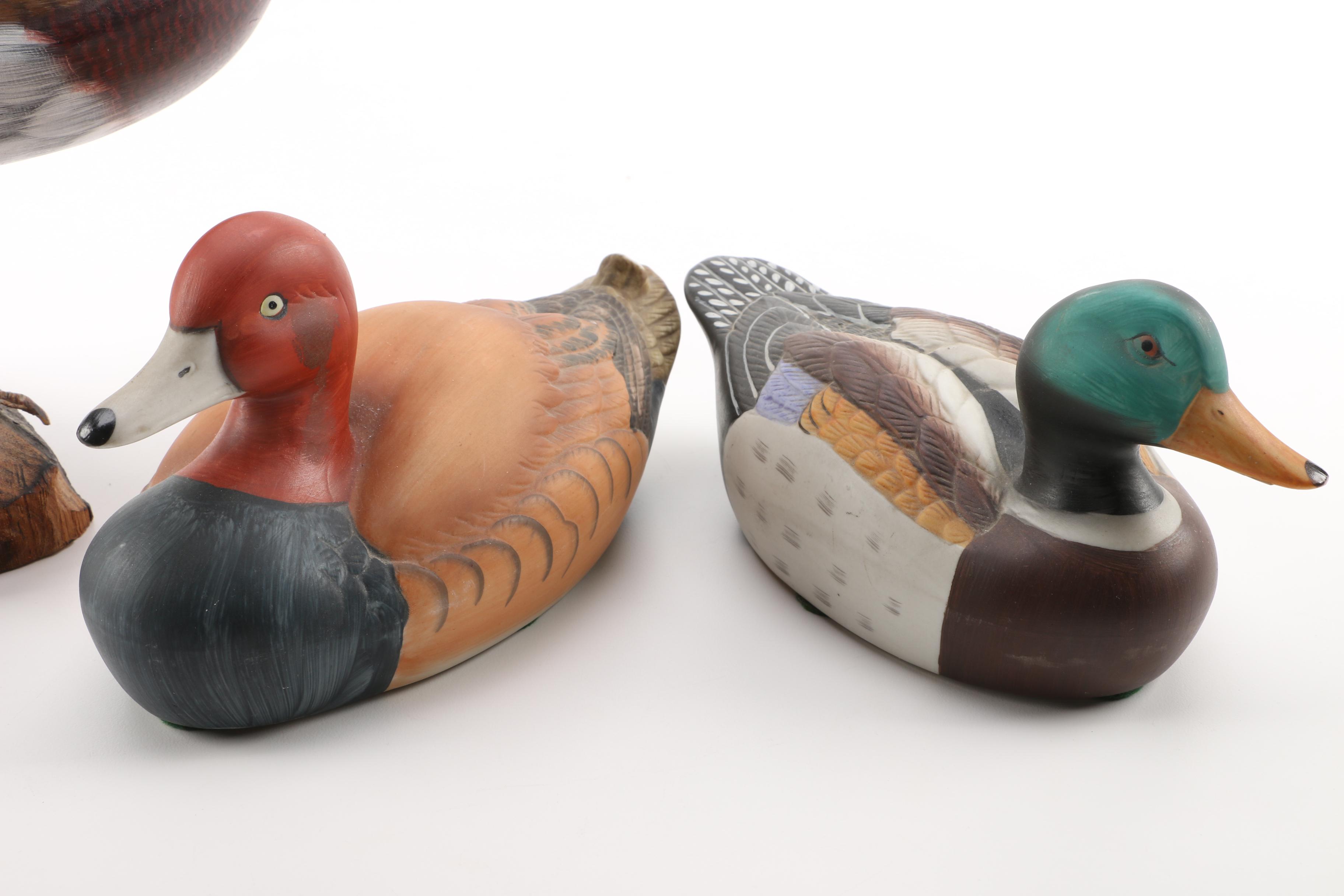 Wood Duck Figurines EBTH