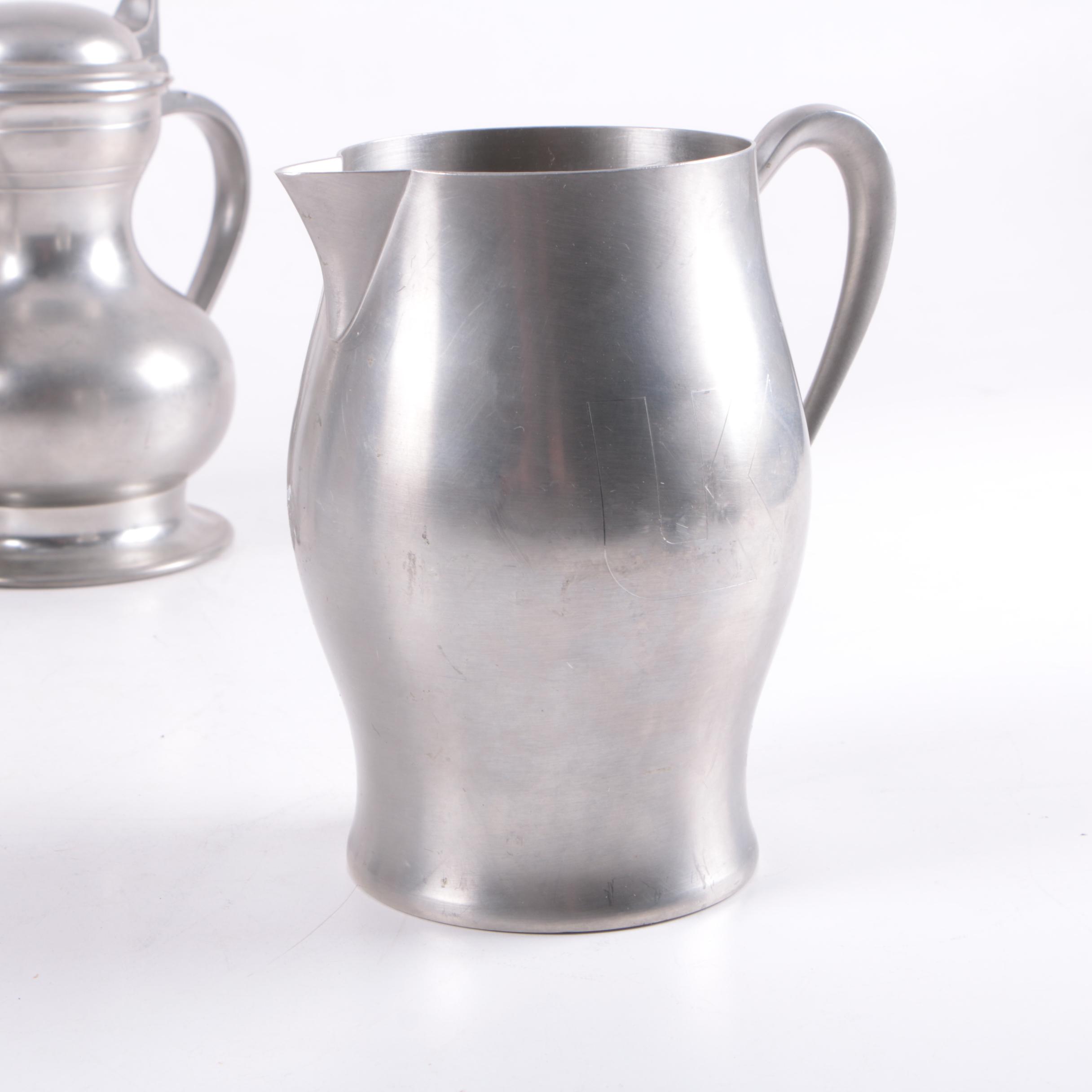Pewter Serveware Including Vintage Meeuws & Zoon EBTH