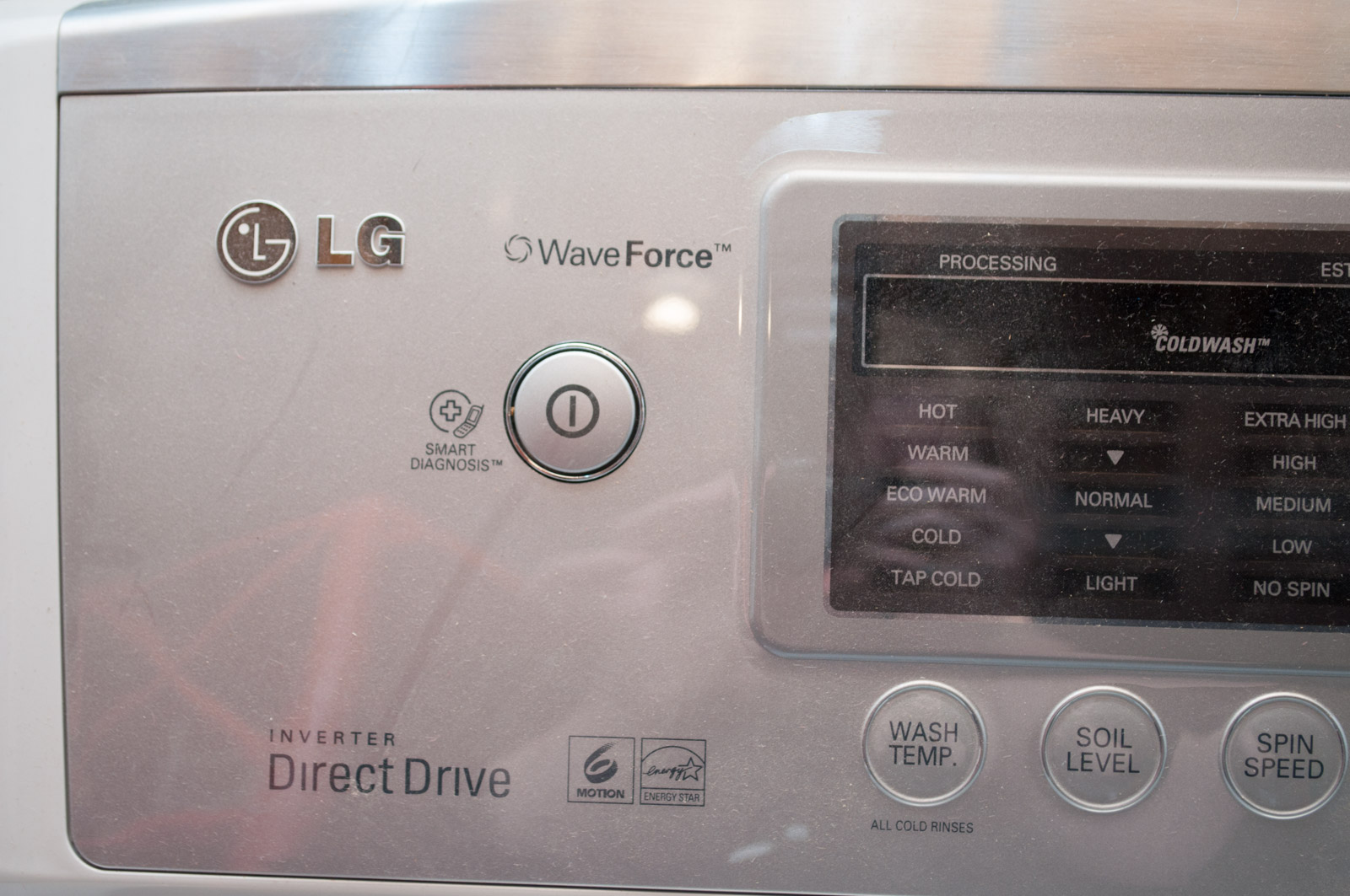 LG Waveforce Washer with Inverter Direct Drive Motor EBTH