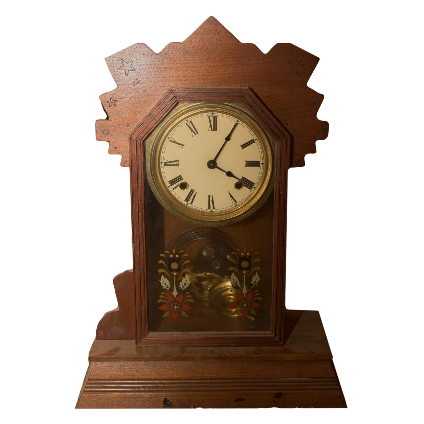 Antique Gingerbread Mantle Clock EBTH