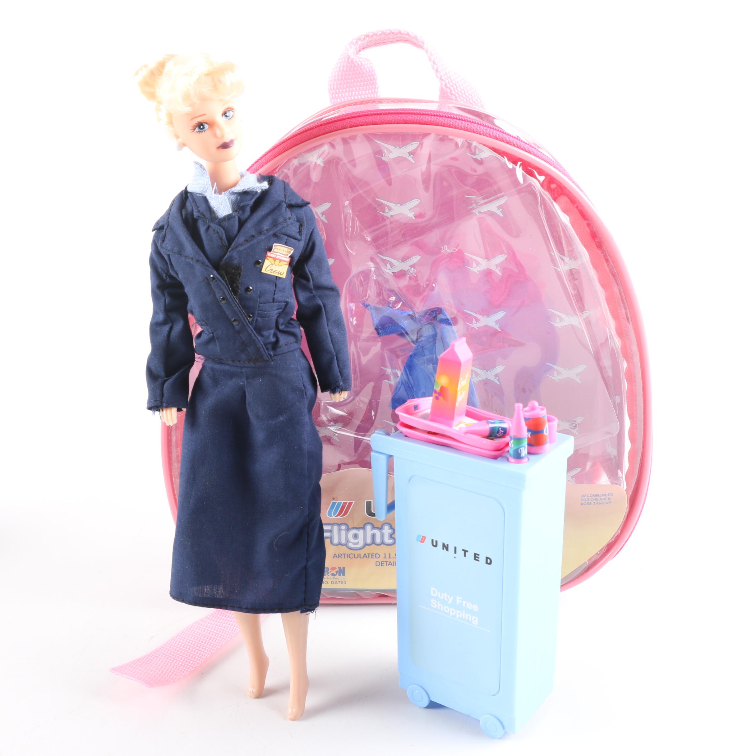 vintage flight attendant barbie