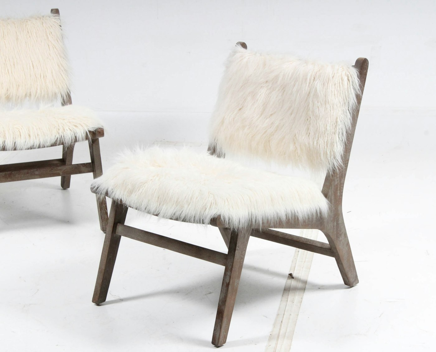 fur chairs for living room