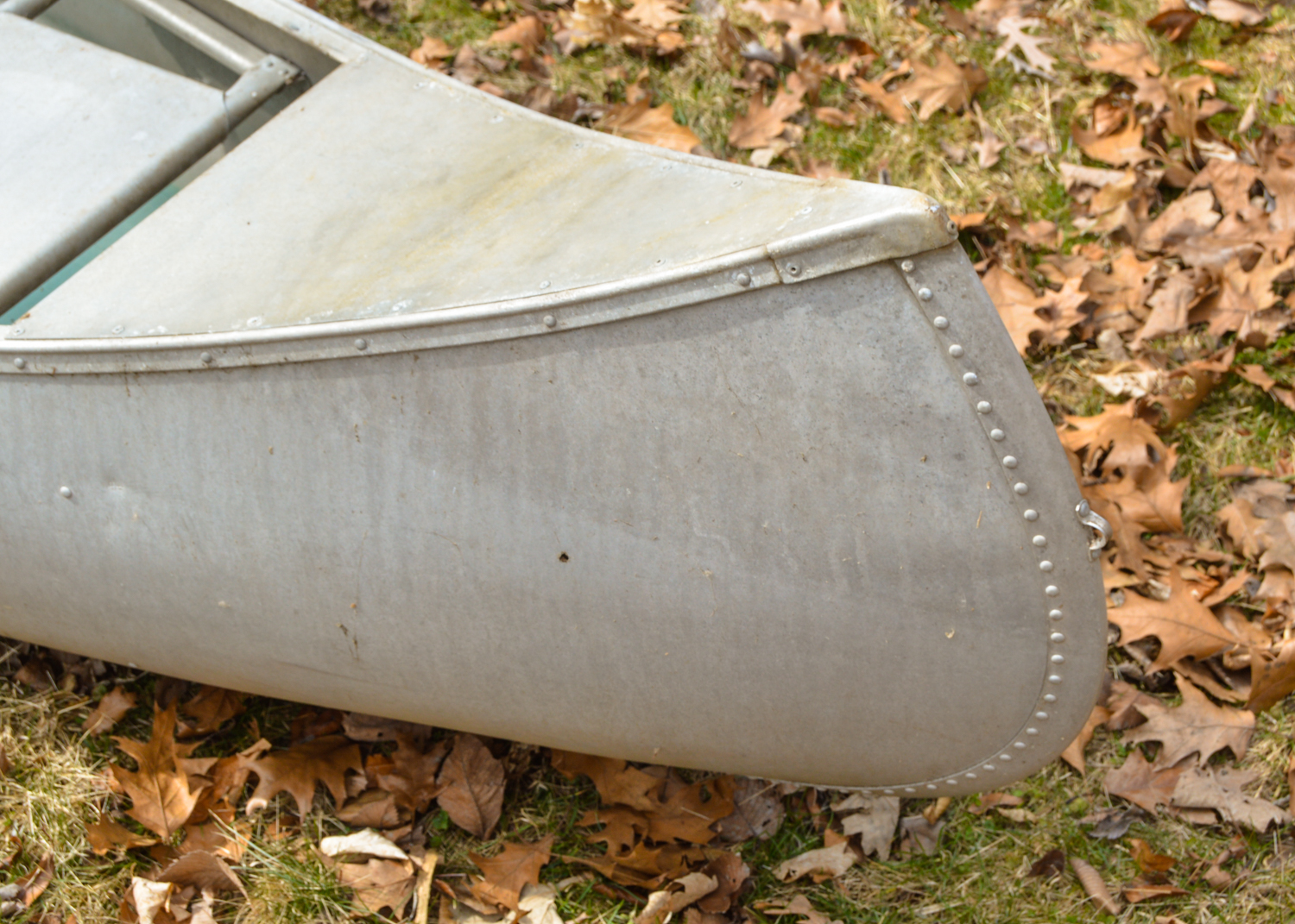Vintage Sea Nymph 15C Canoe with Wooden Paddles | EBTH