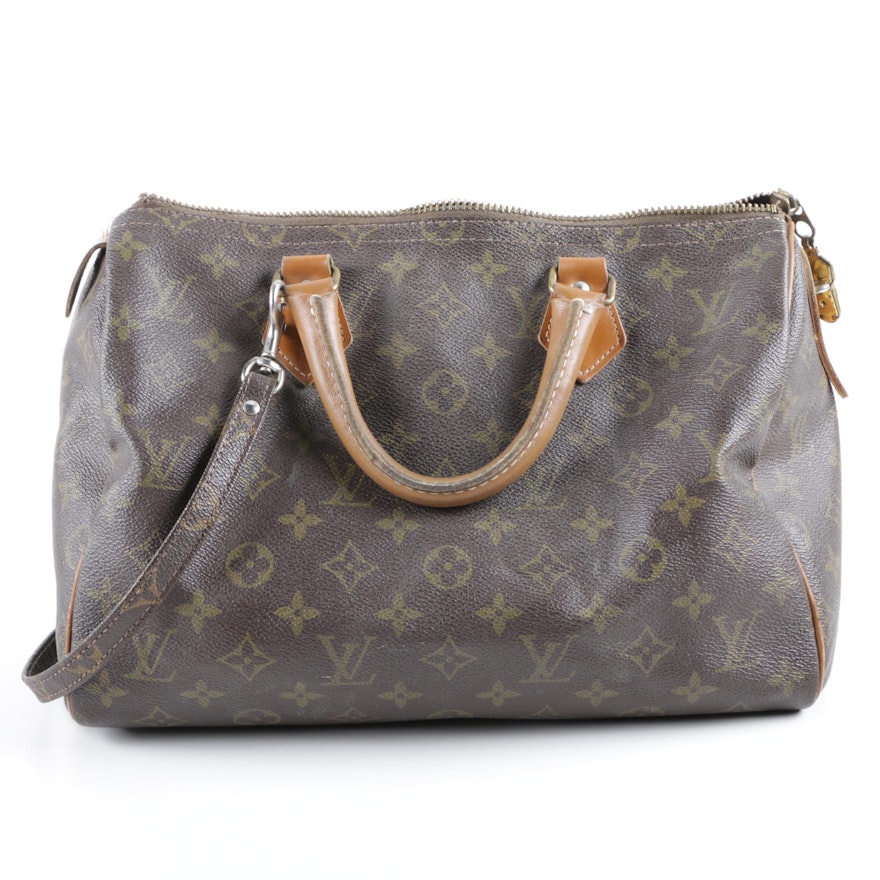 Vintage The French Company for Louis Vuitton Speedy Bandouliere 30 | EBTH