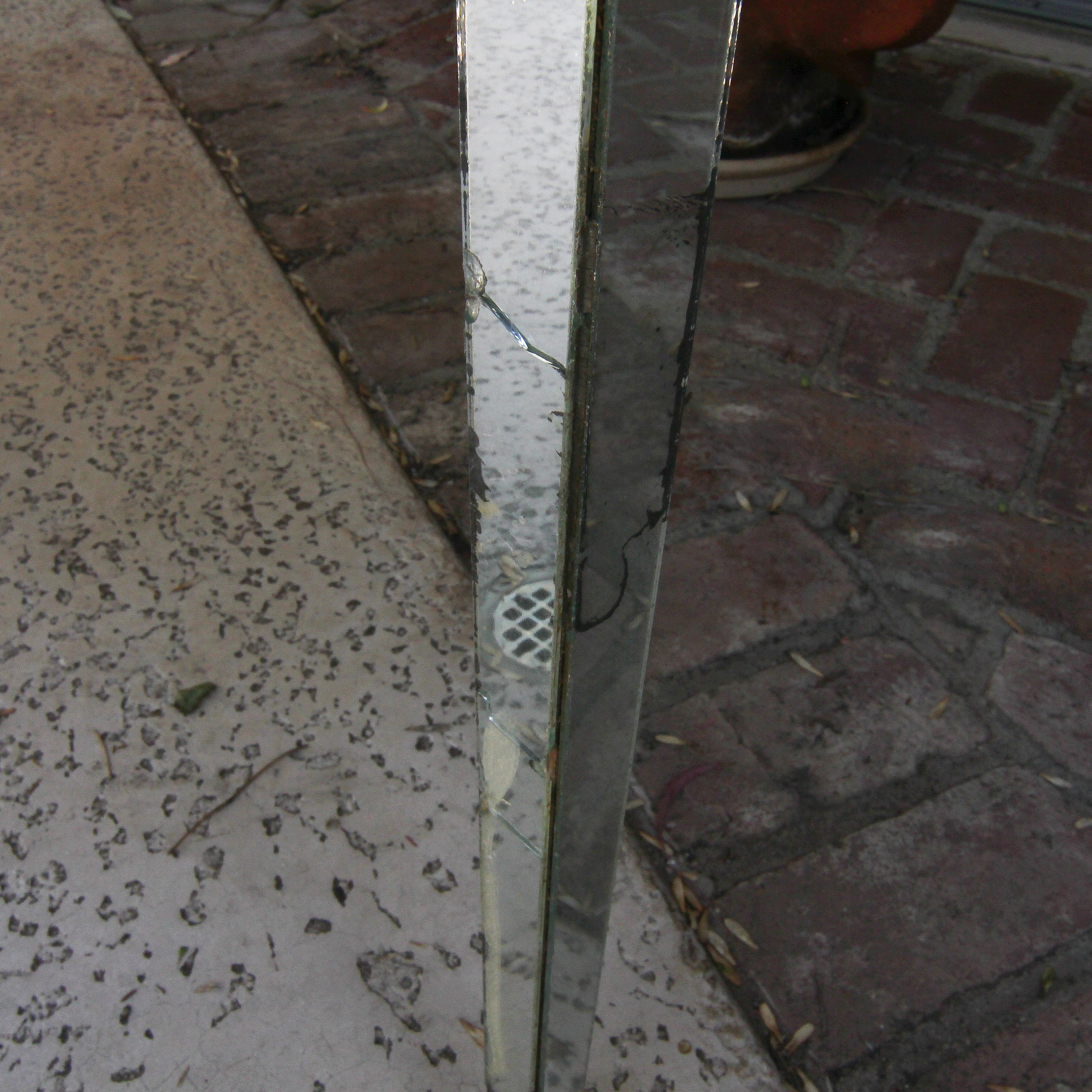 Vintage Glass Mirrored Vanity EBTH