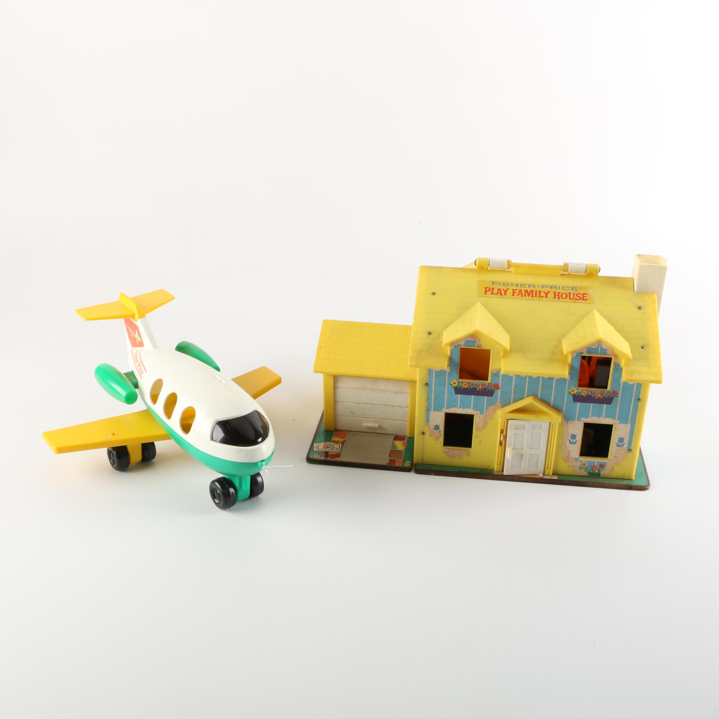 vintage little people airplane