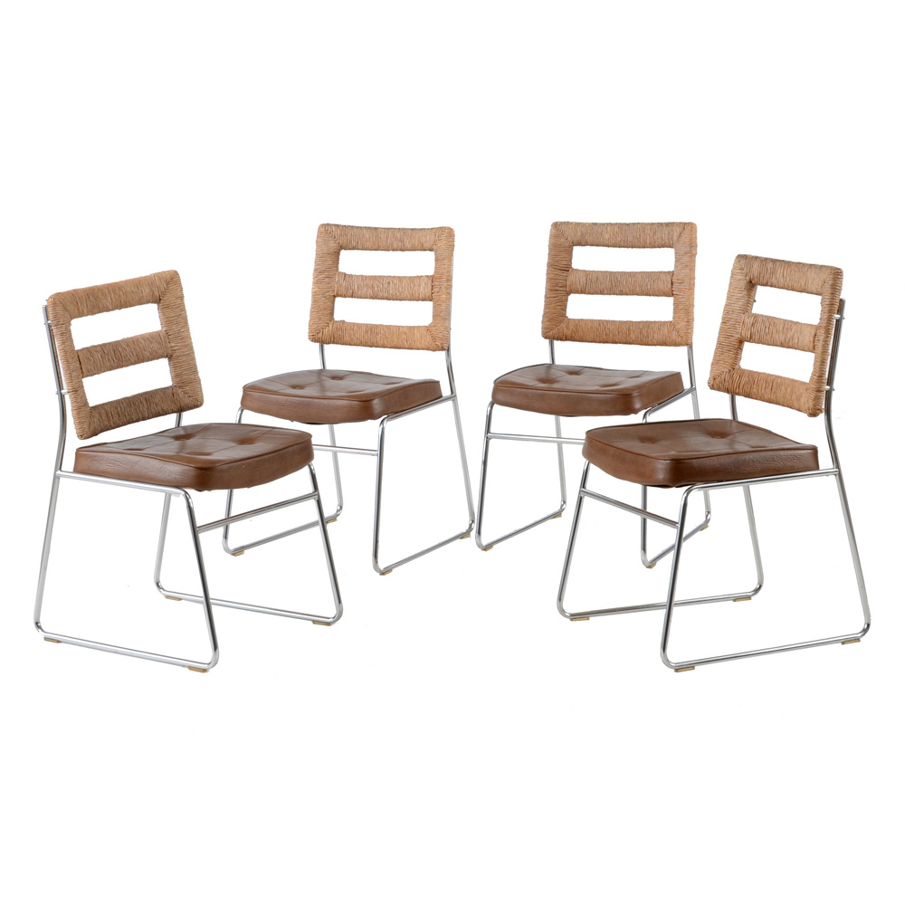 Set Of Chromcraft Side Chairs EBTH   JJM 7107 