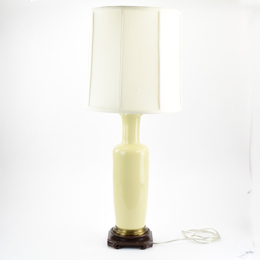 Tall Ceramic Floor Vase Table Lamp Ebth