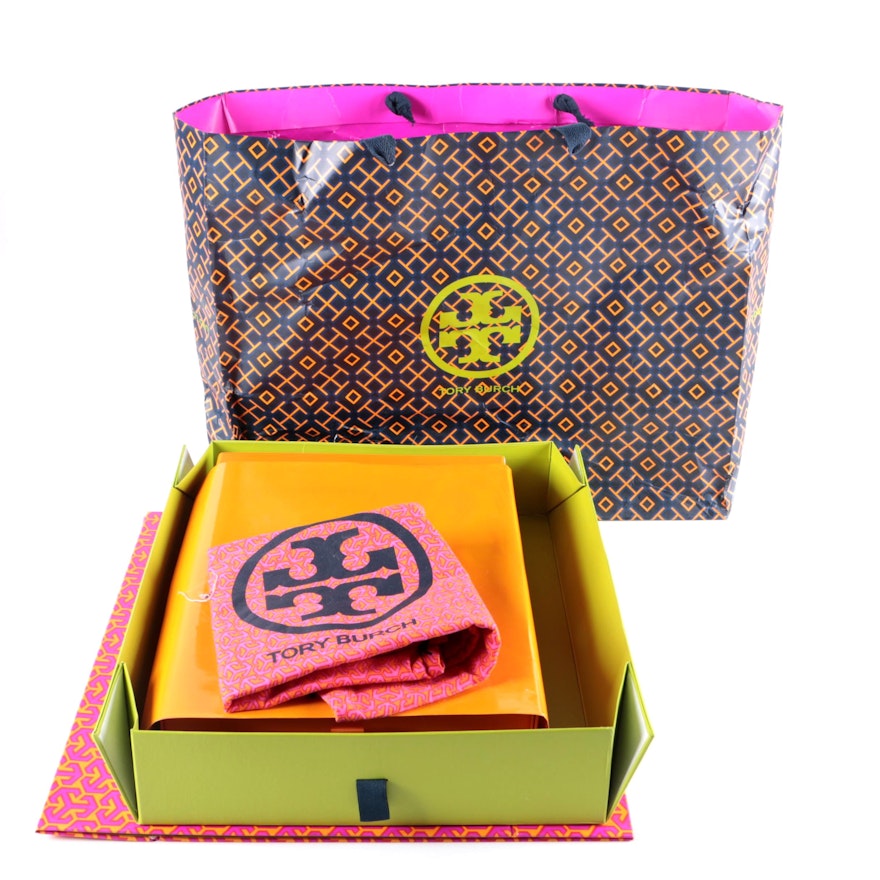 Tory Burch Foundation Gift Box and Bags | EBTH