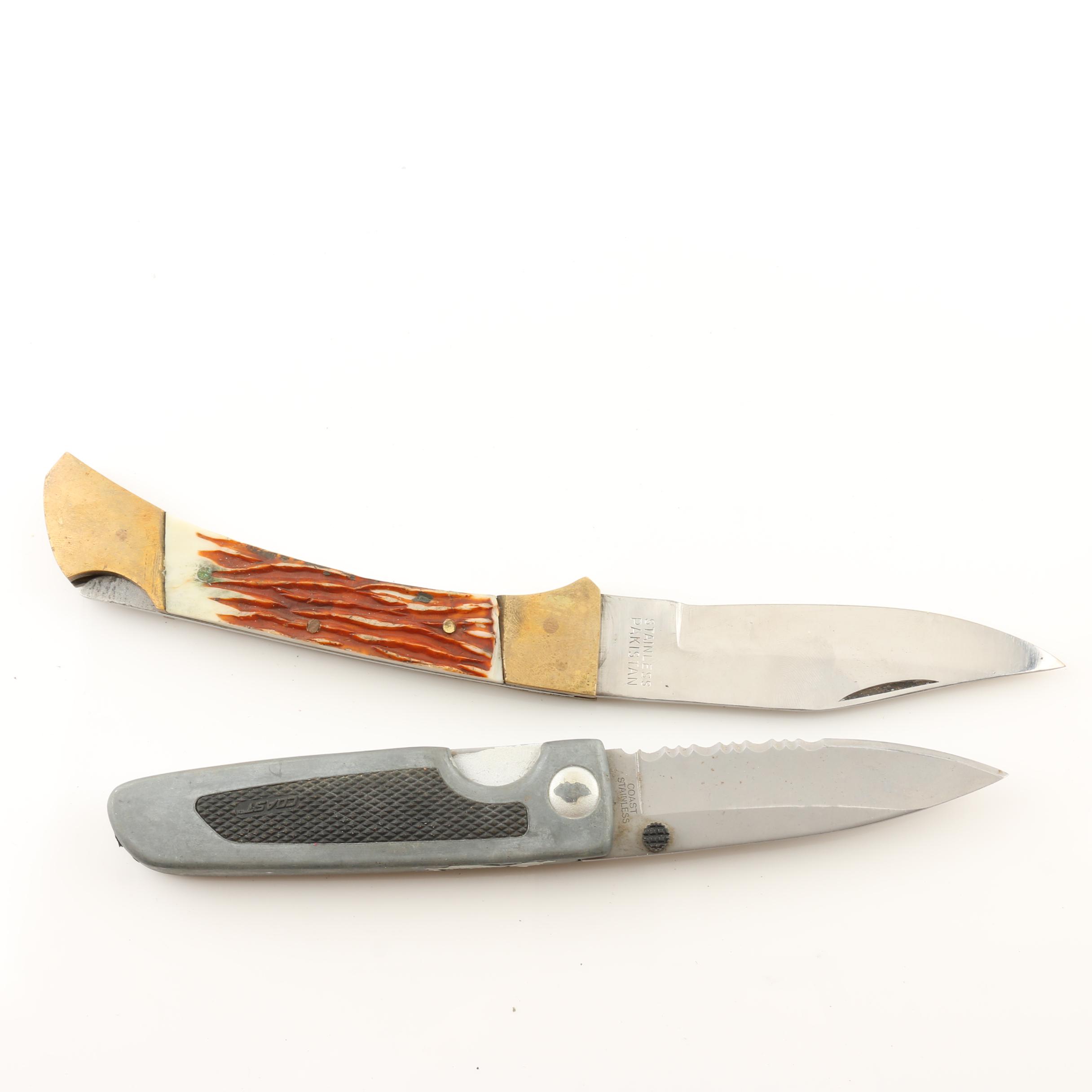 Group of 10 Various Knives Including a Cabela's Club Knife EBTH