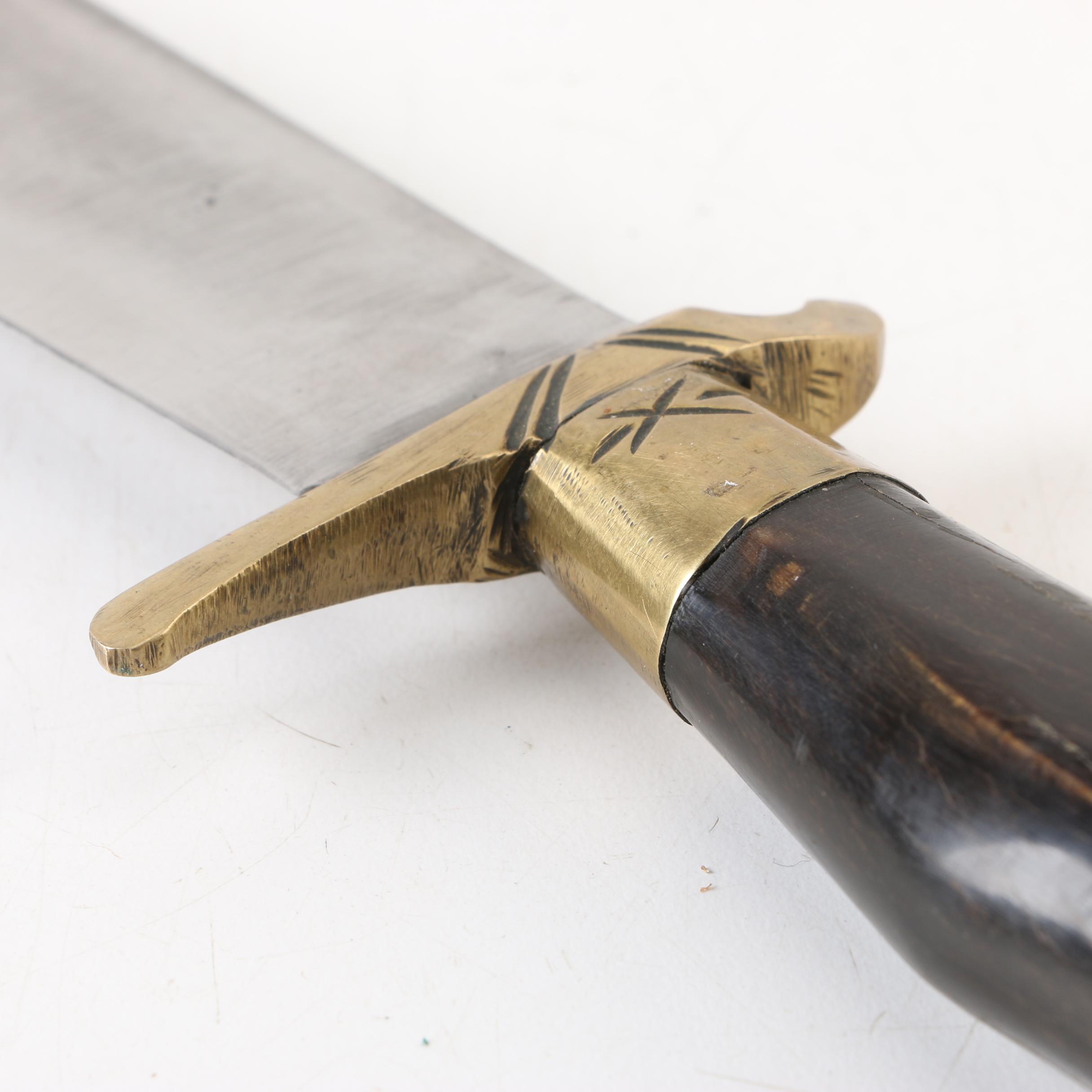 Vintage Philippines Fixed Blade Theater Made Style Fighting Knife EBTH