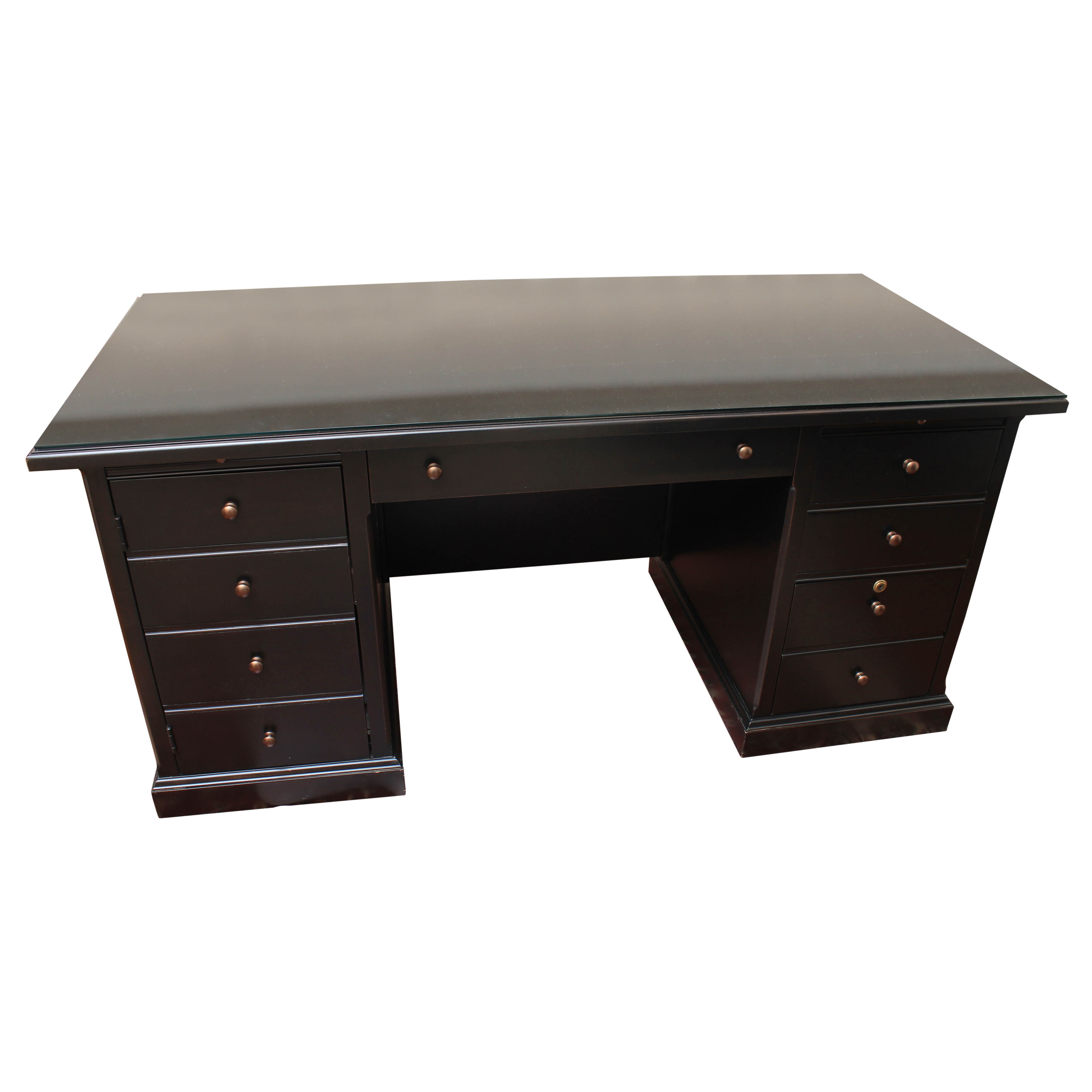 thomasville black desk