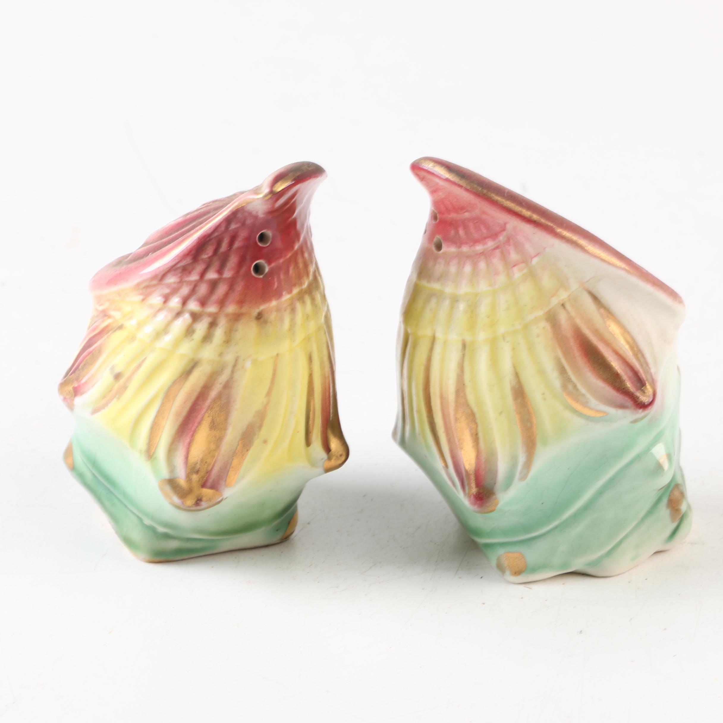 Conch Shell Ceramic Salt and Pepper Shakers EBTH