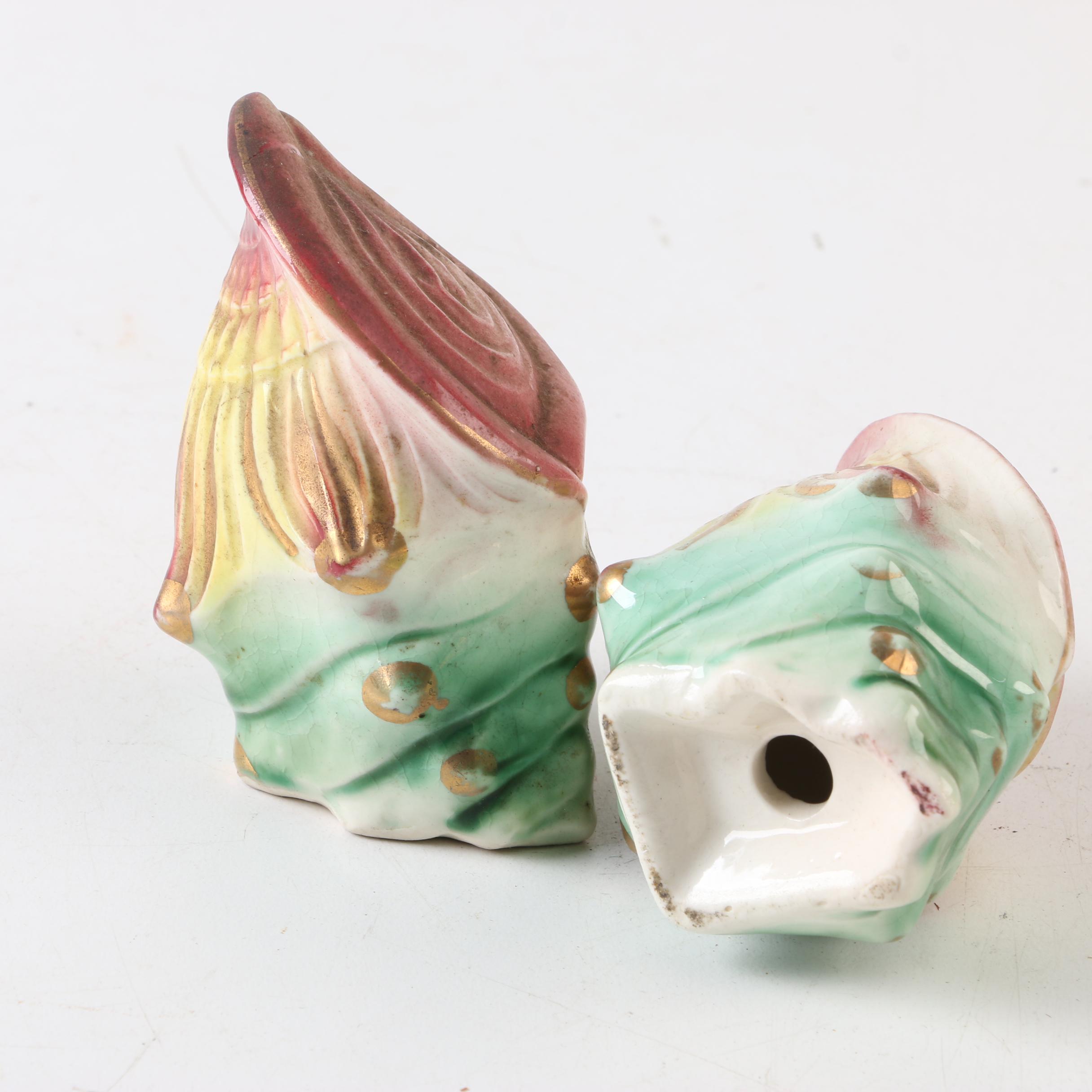Conch Shell Ceramic Salt and Pepper Shakers EBTH