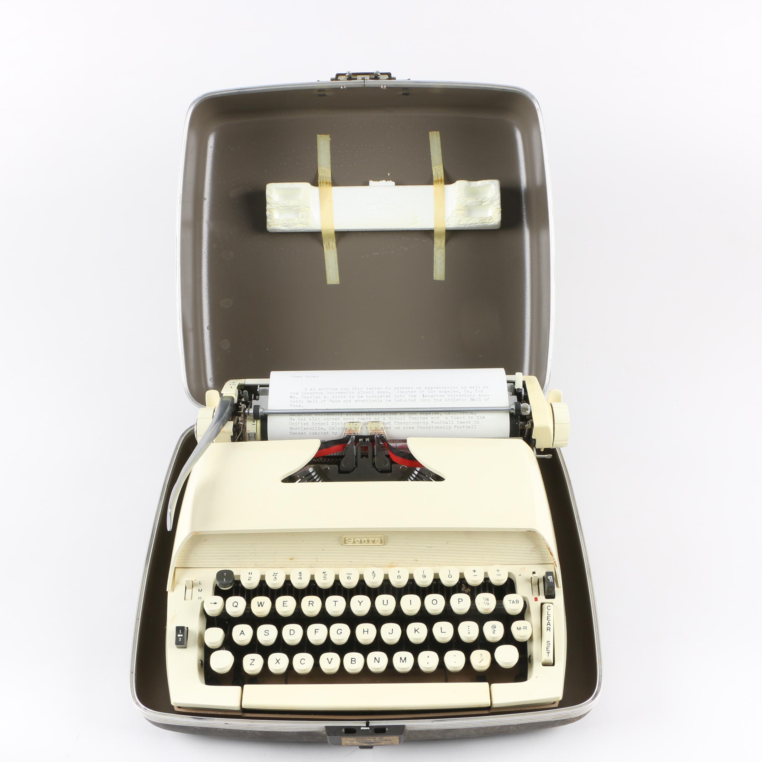 Vintage Sears Citation Typewriter Ebth