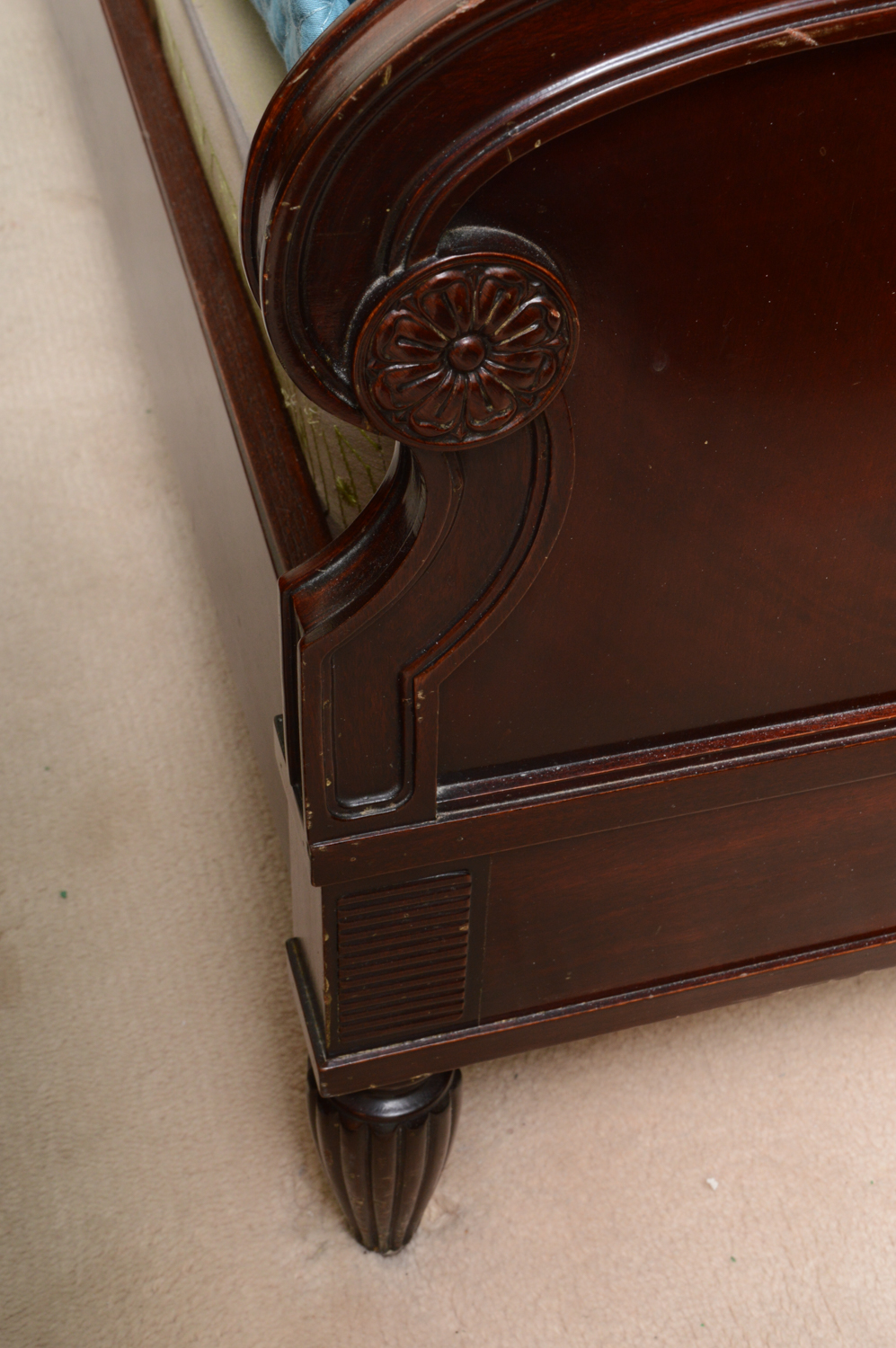 Antique Victorian Mahogany Full Size Bed Frame EBTH