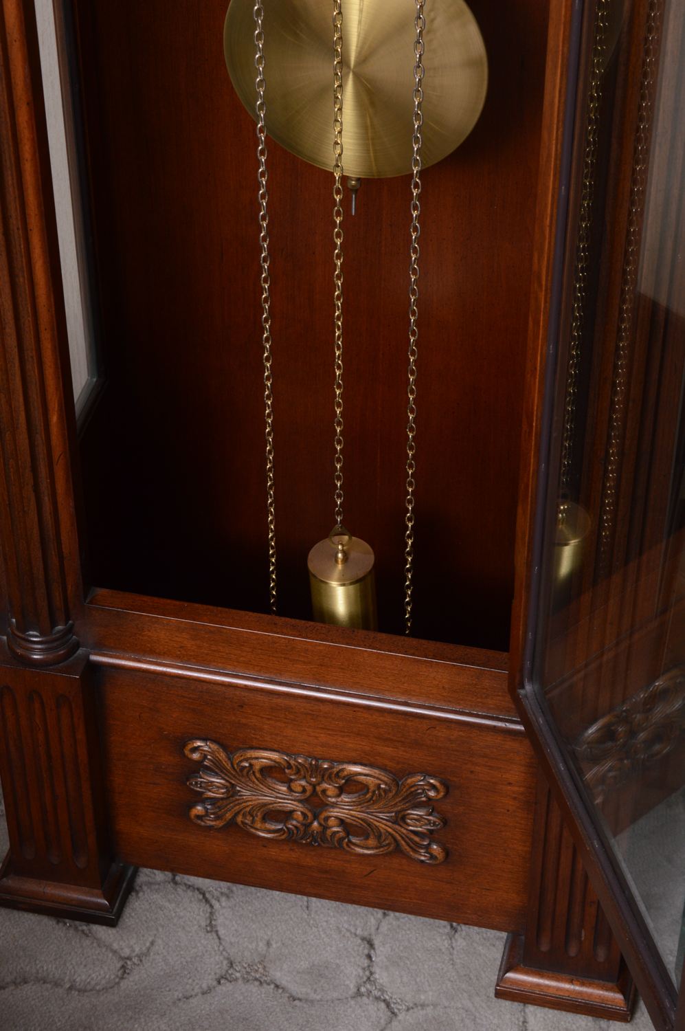 Colonial of Zeeland Grandfather Clock with Moon Phase Dial EBTH