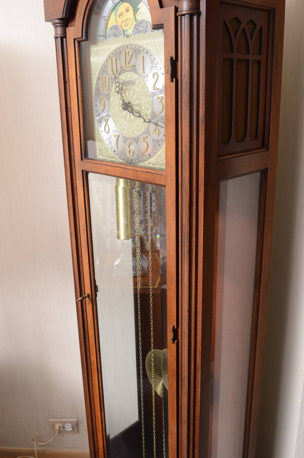 Colonial of Zeeland Grandfather Clock with Moon Phase Dial EBTH