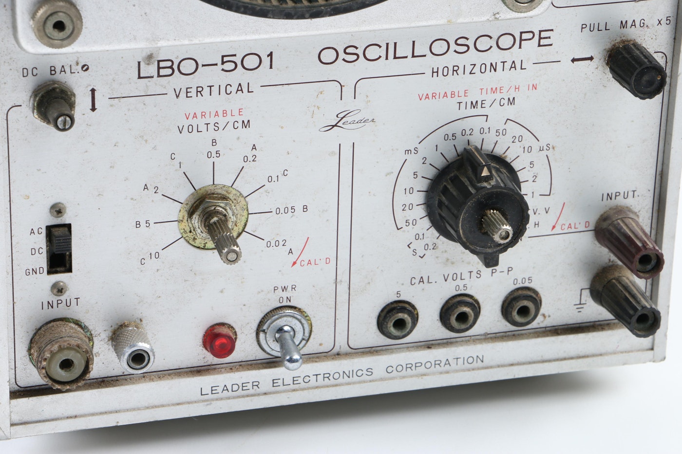 Vintage Leader Electronics Corporation LBO-501 Oscilloscope | EBTH