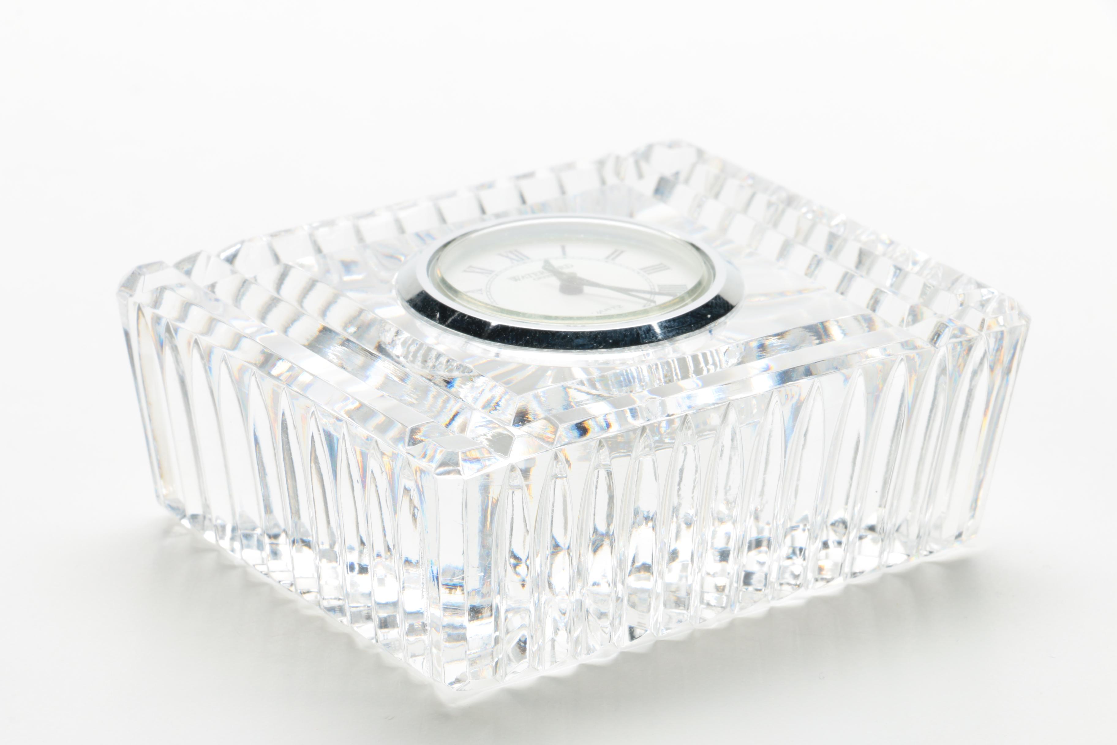 Waterford Crystal Miniature Clock EBTH