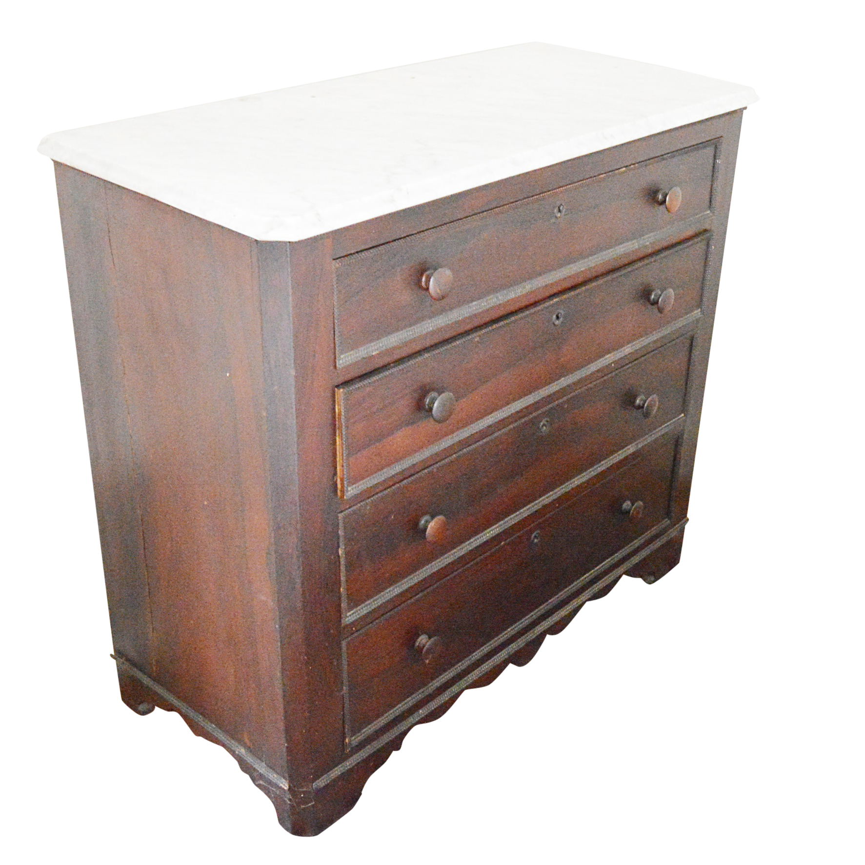 Antique Victorian Marble Top Dresser EBTH