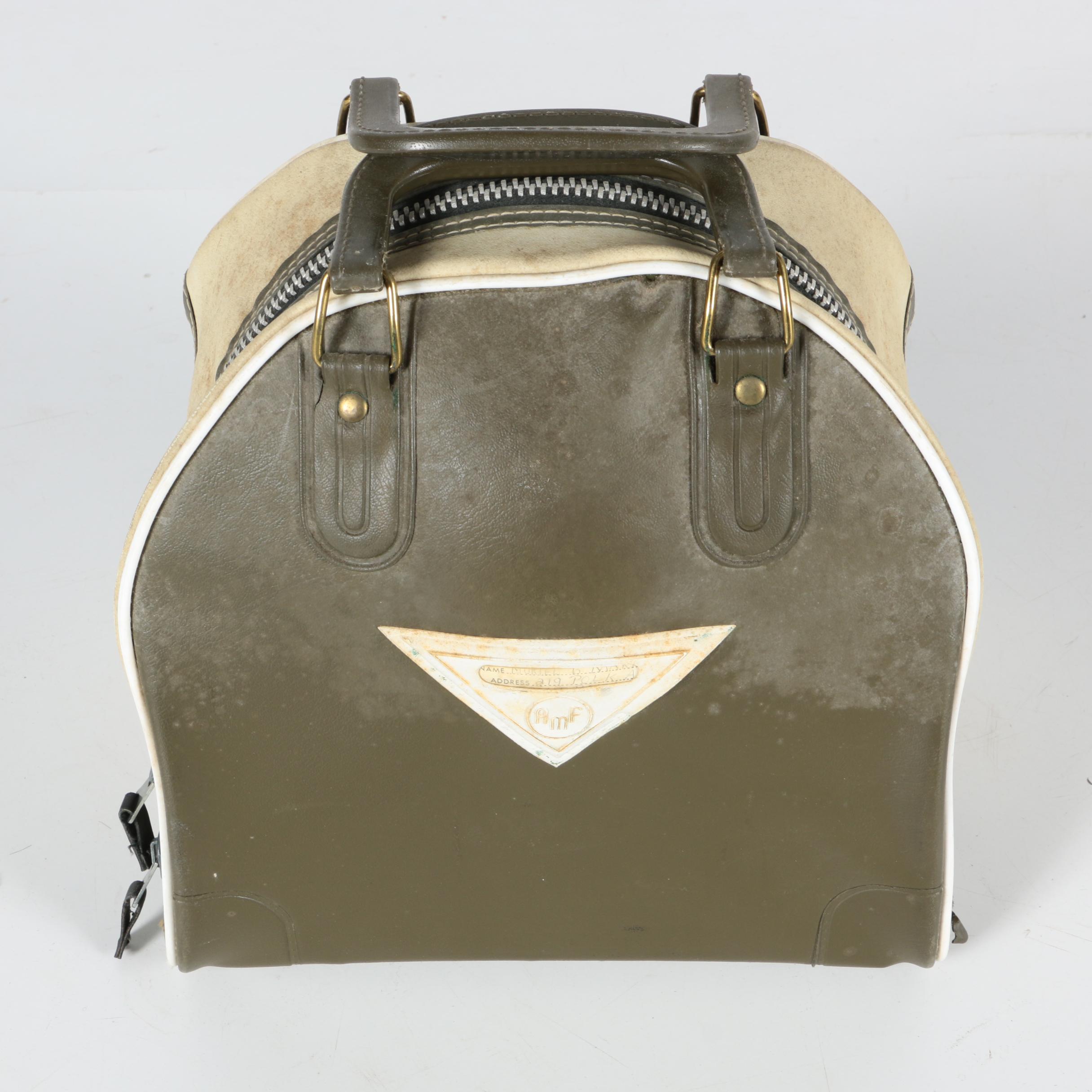 Vintage AMF Strikeline Bowling Ball with Bag EBTH