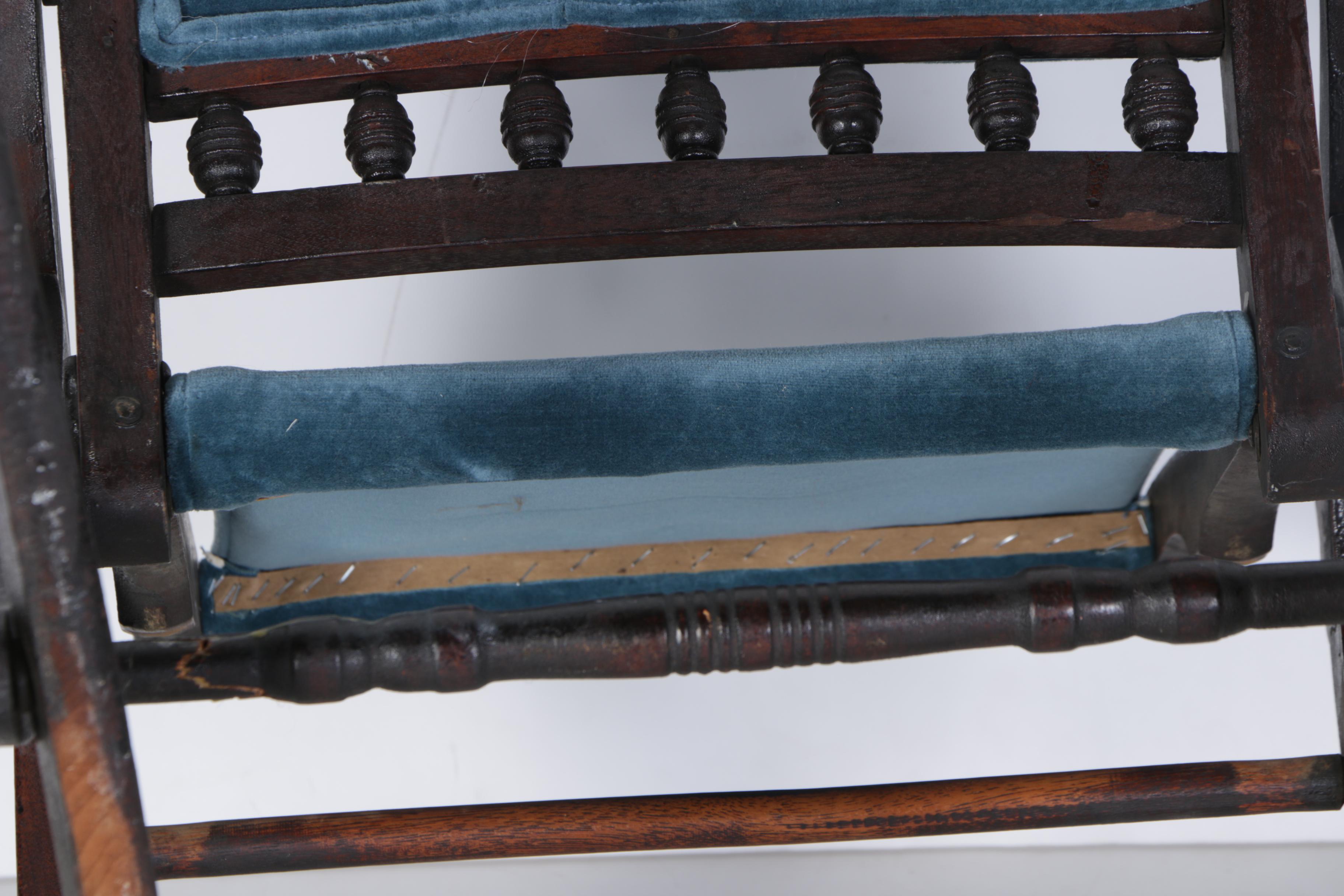 Antique American Eastlake Folding Rocking Chair EBTH